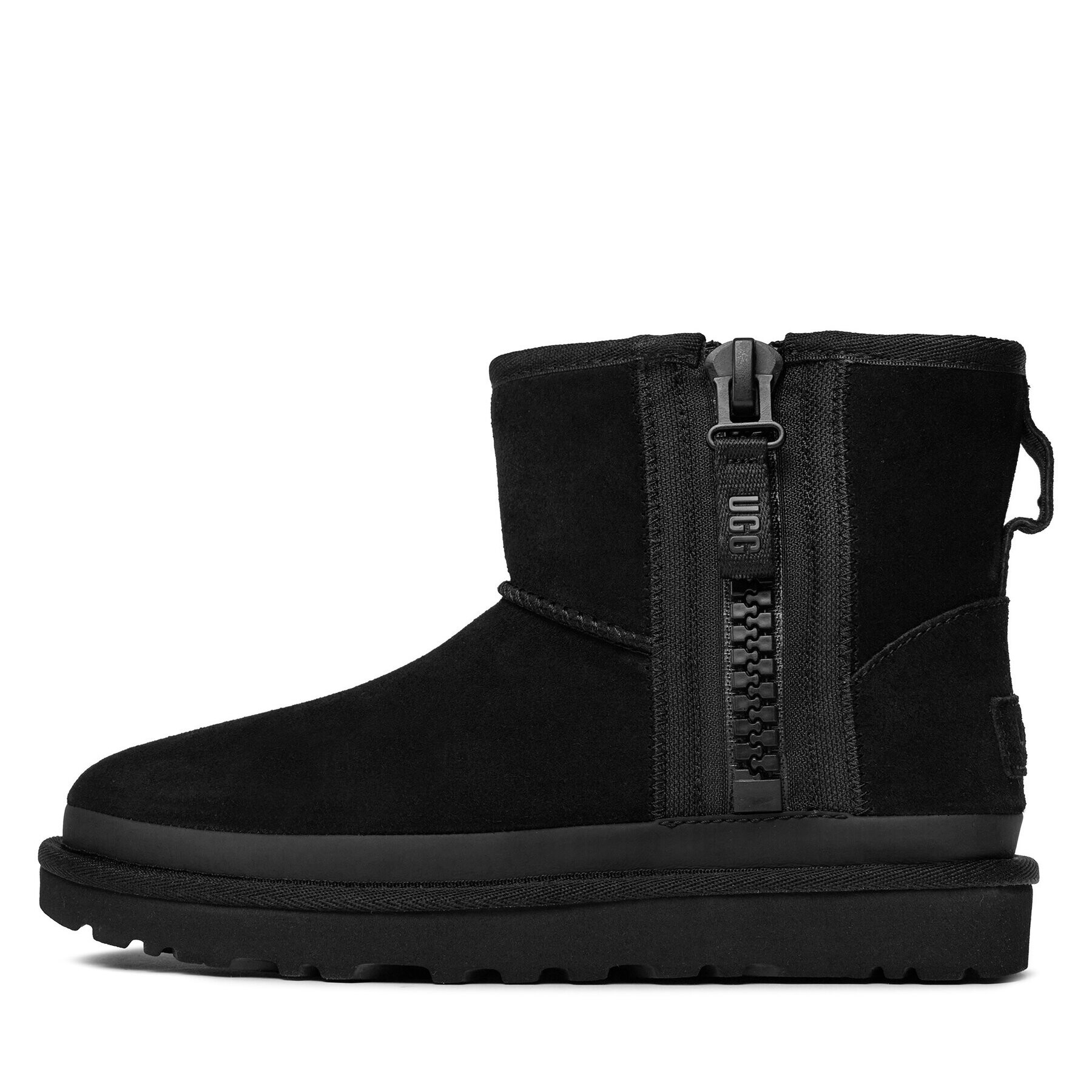 Ugg Boty W Classic Mini Zipper Tape Logo 1144034 Černá - Pepit.cz