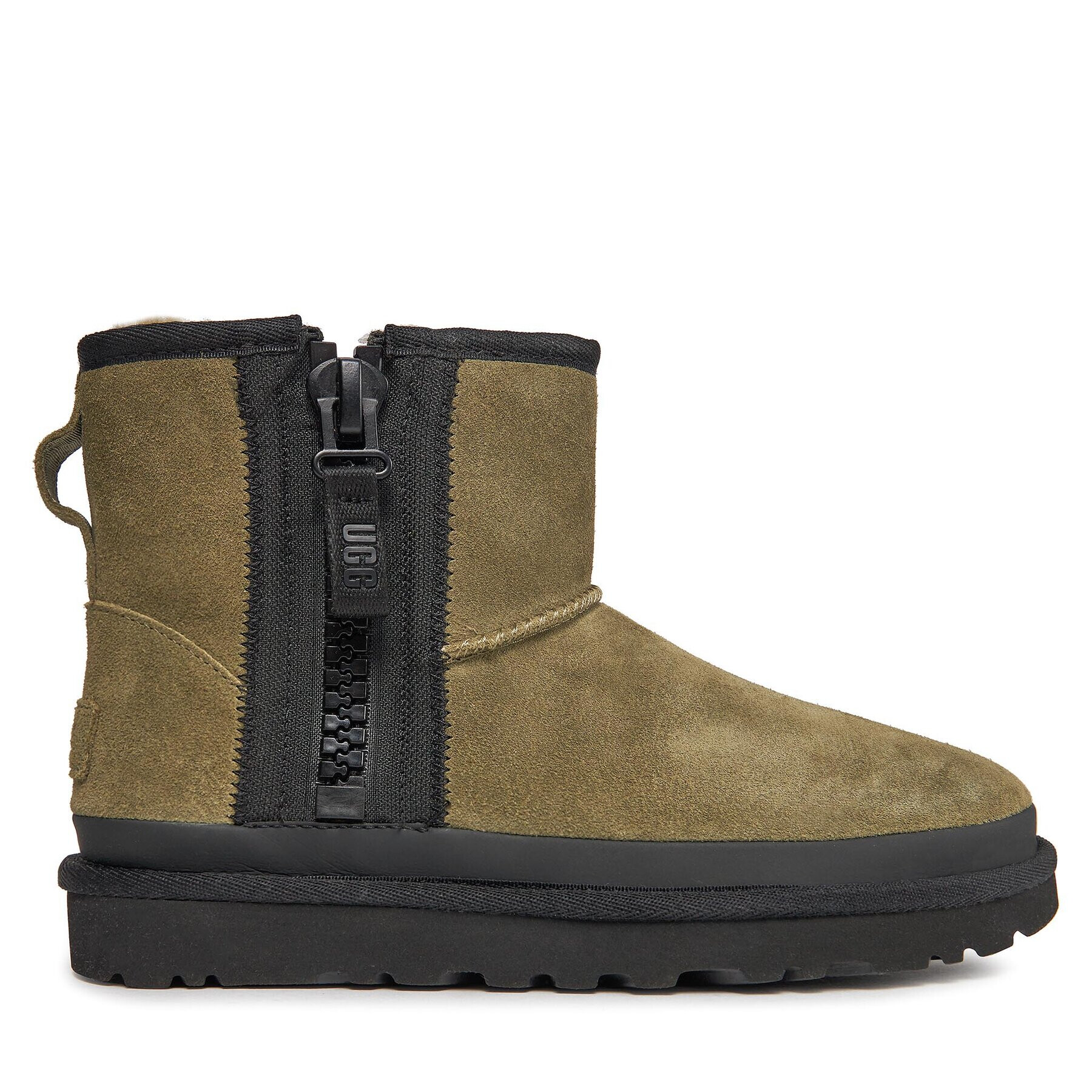 Ugg Boty W Classic Mini Zipper Tape Logo 1144034 Zelená - Pepit.cz