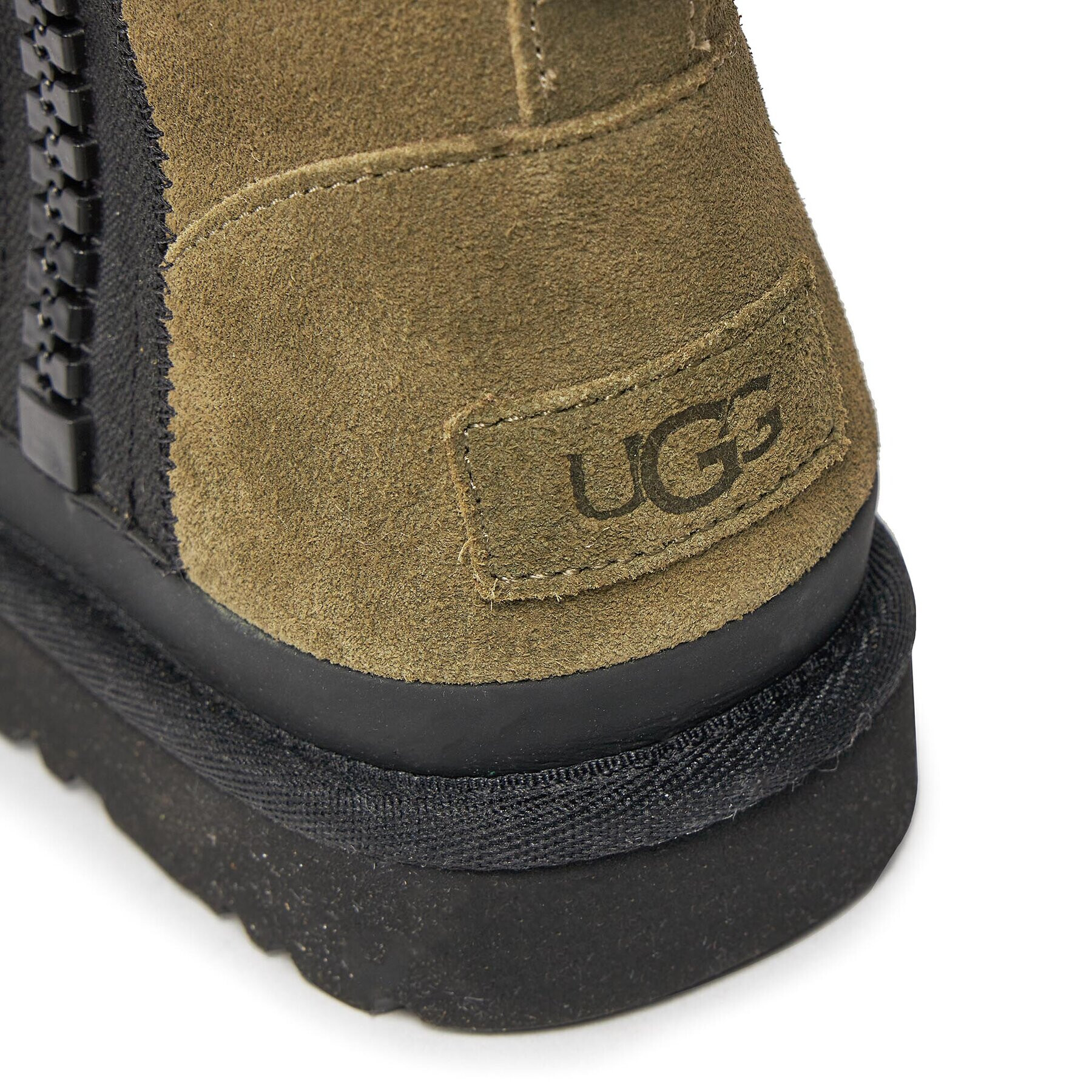 Ugg Boty W Classic Mini Zipper Tape Logo 1144034 Zelená - Pepit.cz