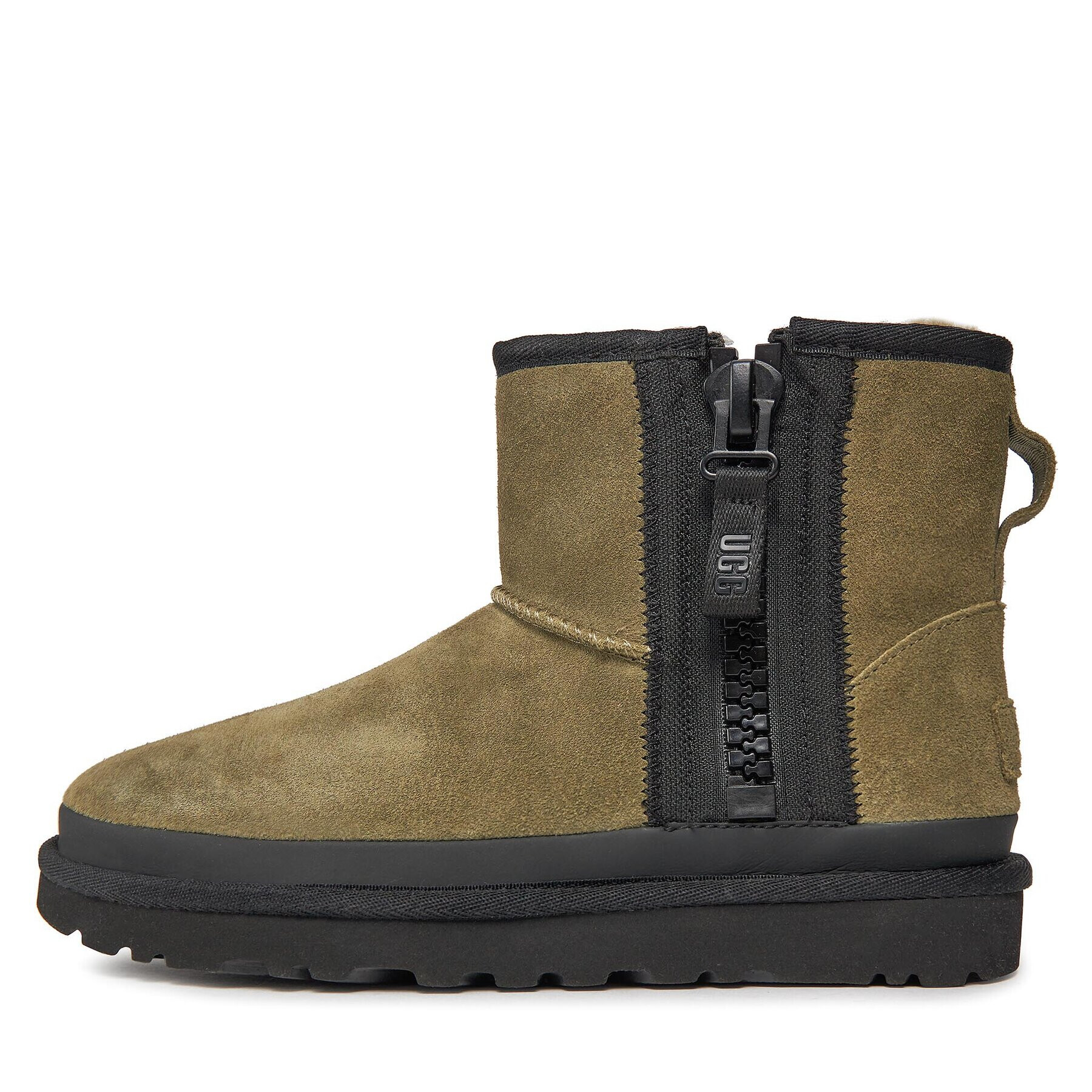 Ugg Boty W Classic Mini Zipper Tape Logo 1144034 Zelená - Pepit.cz