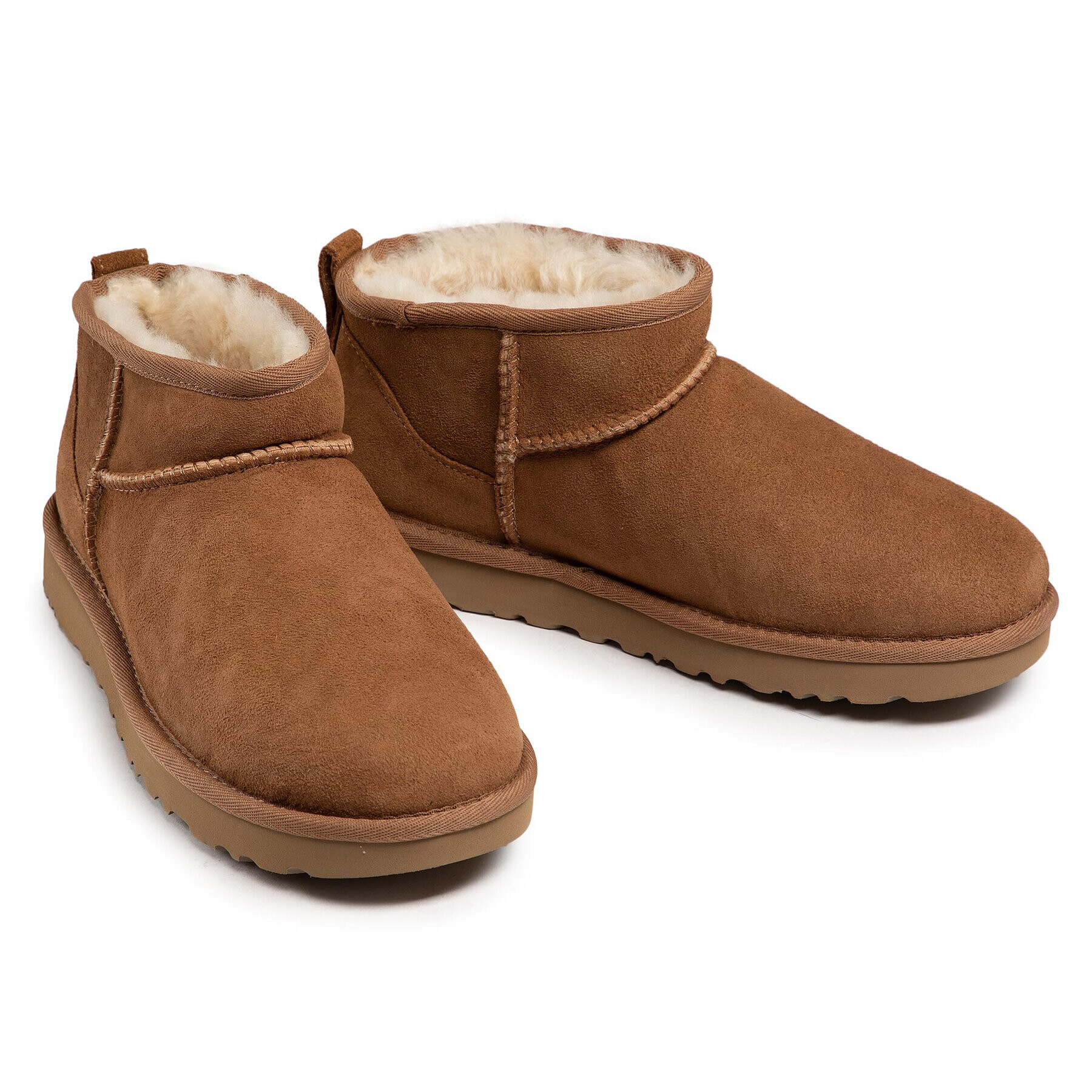 Ugg Boty W Classic Ultra Mini 1116109 Hnědá - Pepit.cz