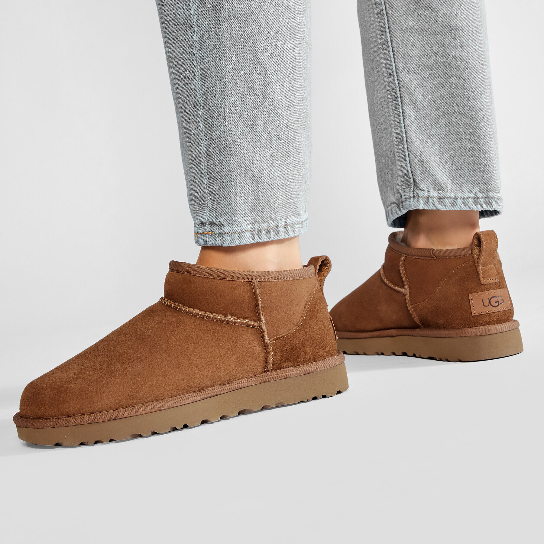 Ugg Boty W Classic Ultra Mini 1116109 Hnědá - Pepit.cz