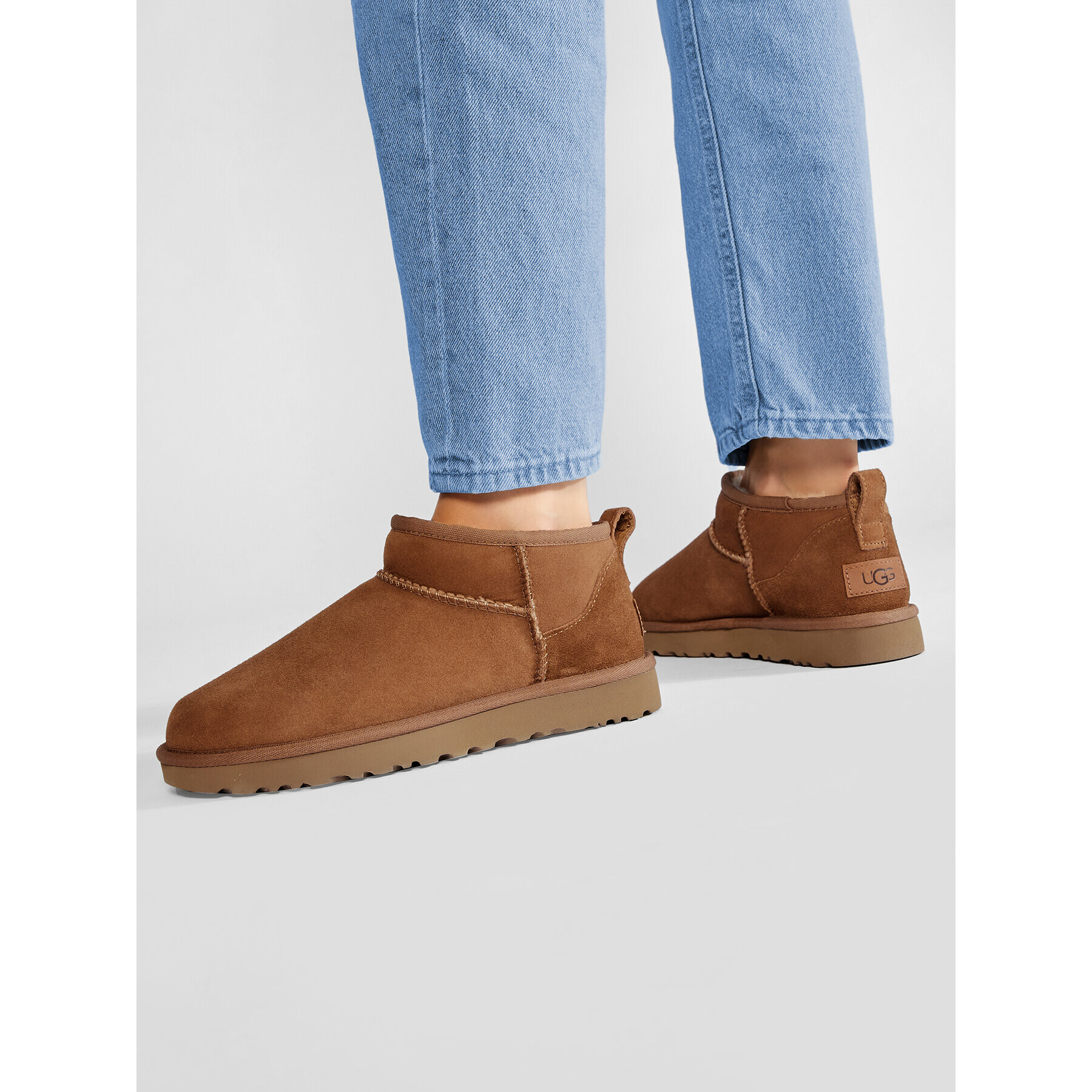 Ugg Boty W Classic Ultra Mini 1116109 Hnědá - Pepit.cz