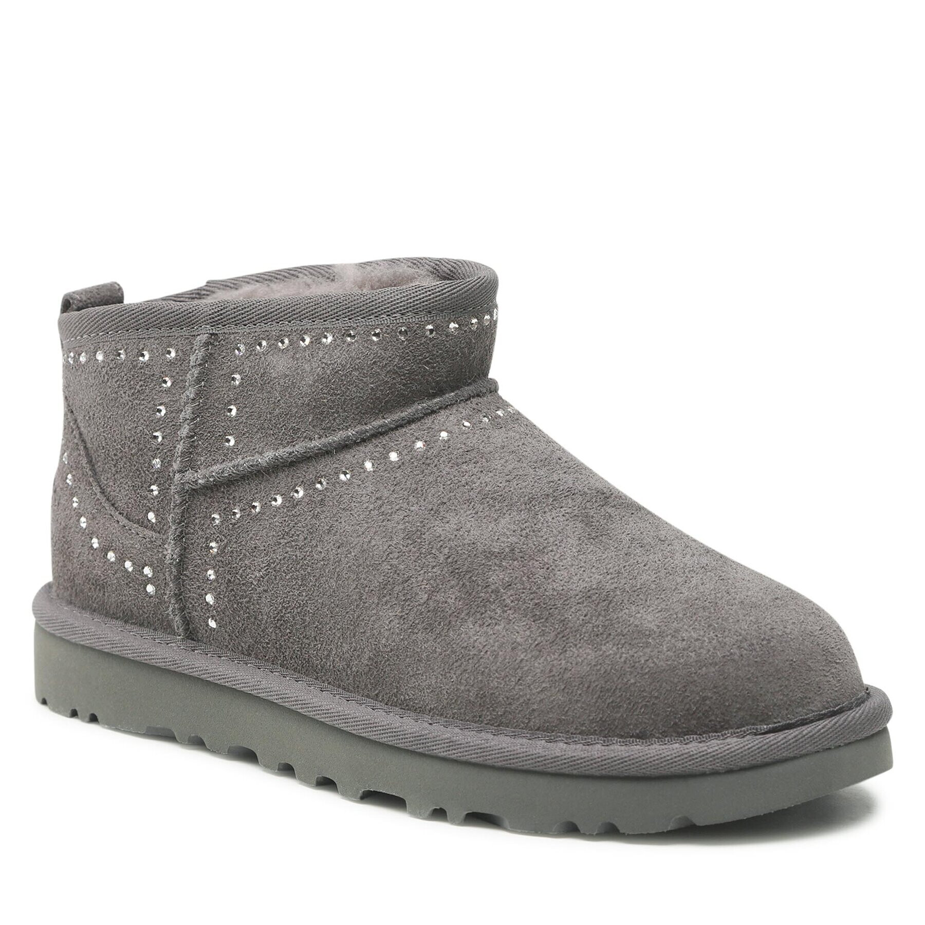 Ugg Boty W Classic Ultra Mini Bling 1119871 Šedá - Pepit.cz