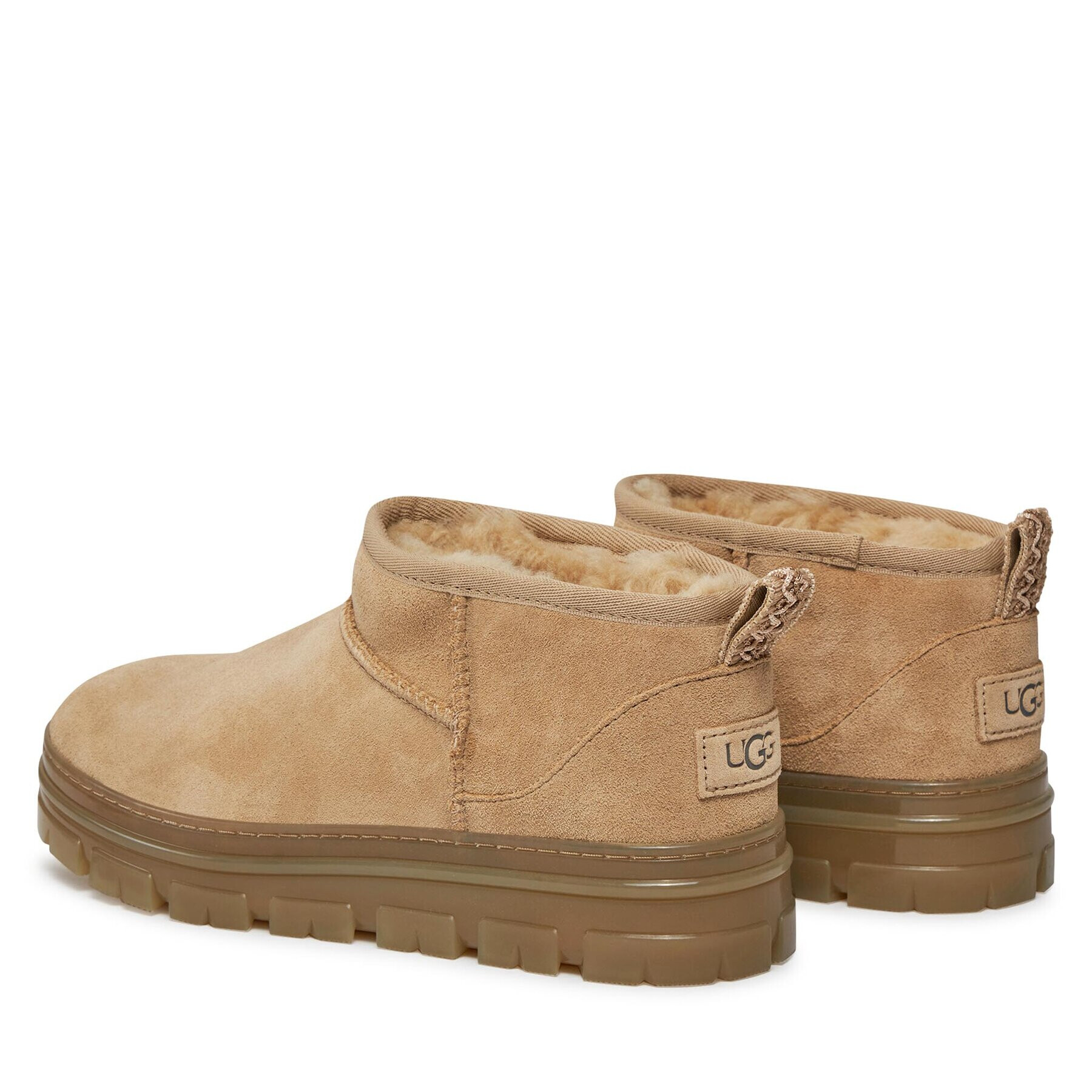 Ugg Boty W Classic Ultra Mini Clear 1142450 Béžová - Pepit.cz