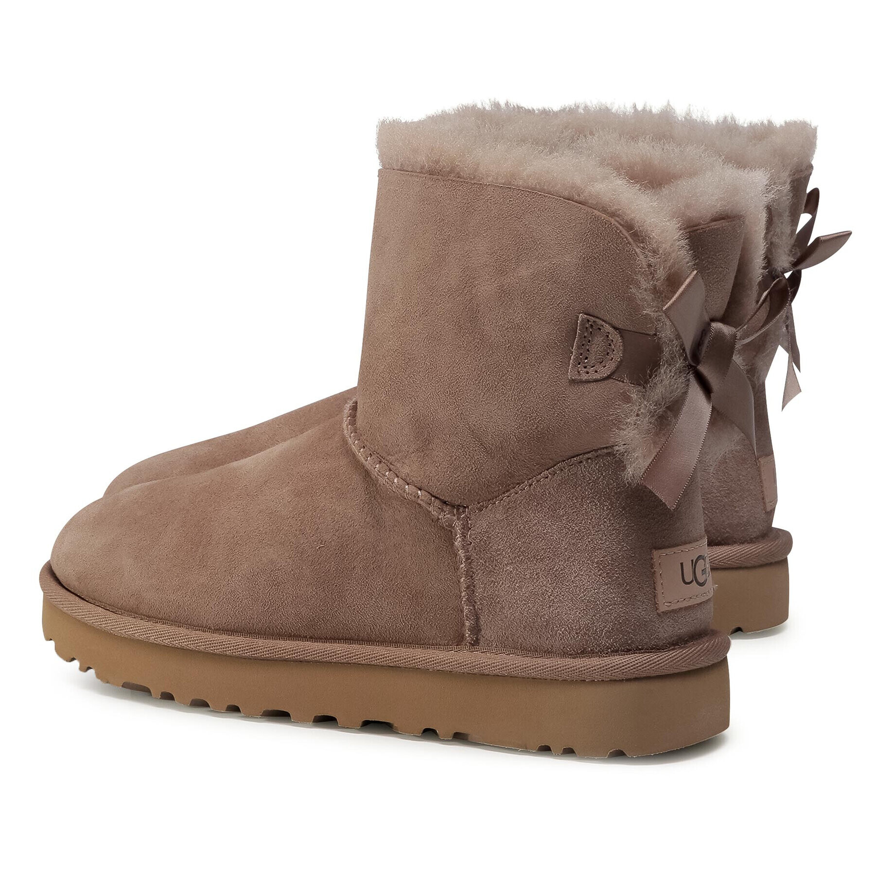 Ugg Boty W Mini Bailey Bow II 1016501 Hnědá - Pepit.cz