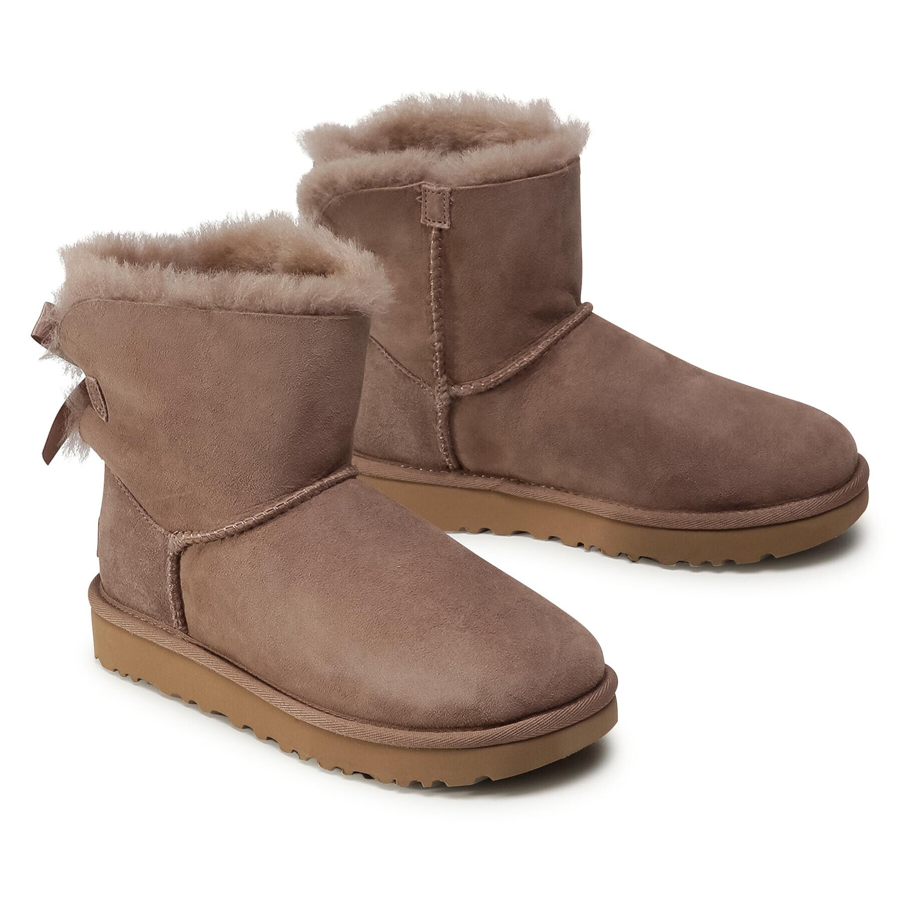 Ugg Boty W Mini Bailey Bow II 1016501 Hnědá - Pepit.cz