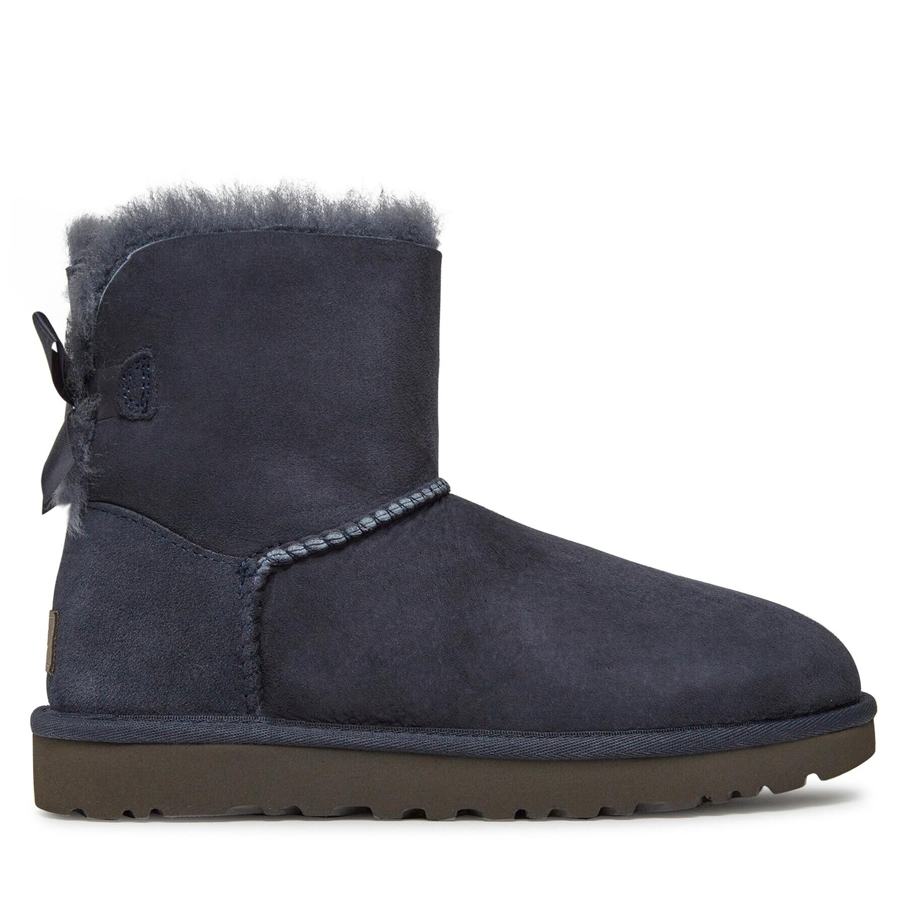 Ugg Boty W Mini Bailey Bow II 1016501 Tmavomodrá - Pepit.cz