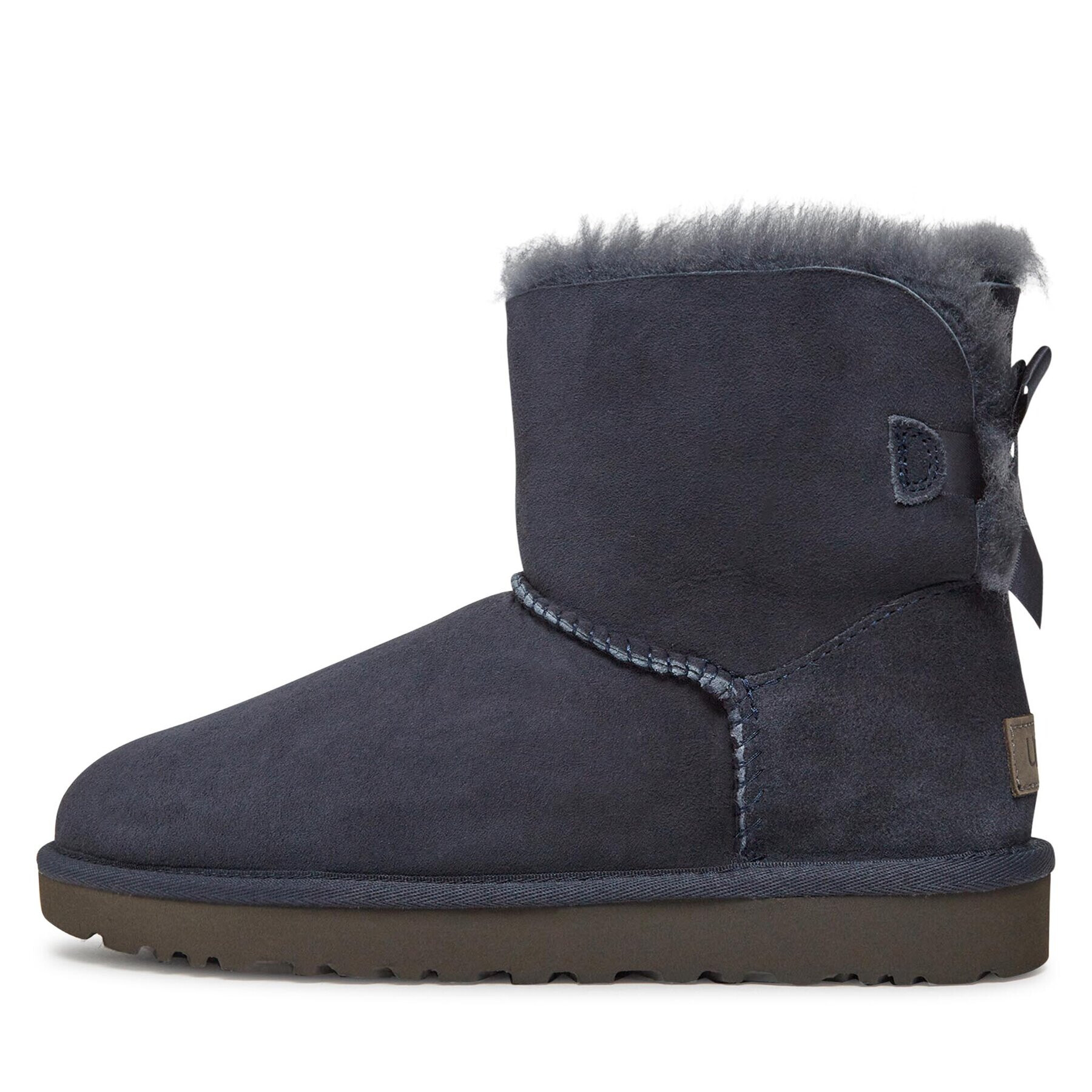 Ugg Boty W Mini Bailey Bow II 1016501 Tmavomodrá - Pepit.cz