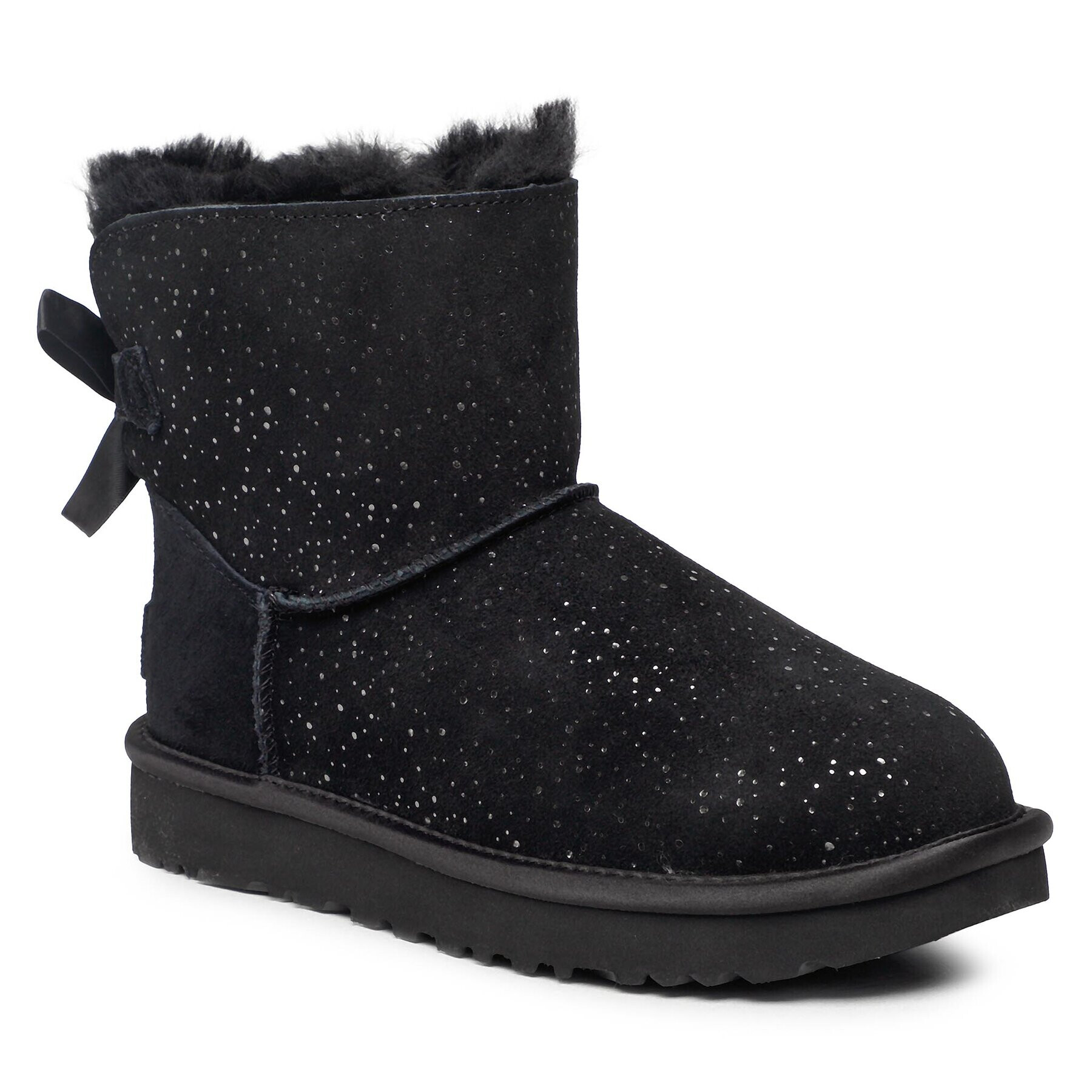 Ugg Boty W Mini Bailey Bow Metallic Spots 1134135 Černá - Pepit.cz