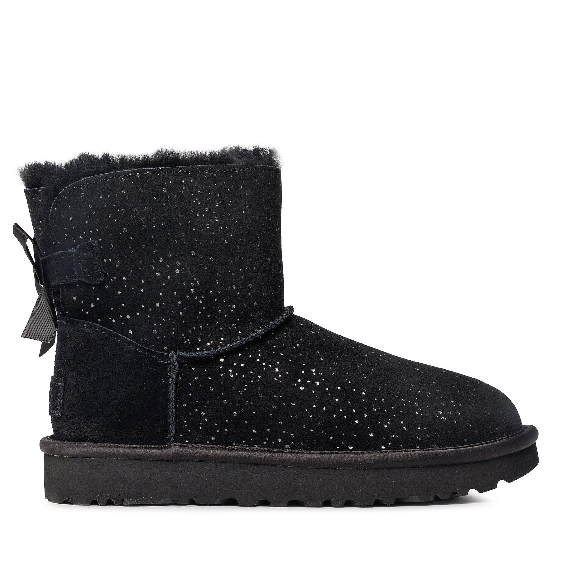 Ugg Boty W Mini Bailey Bow Metallic Spots 1134135 Černá - Pepit.cz