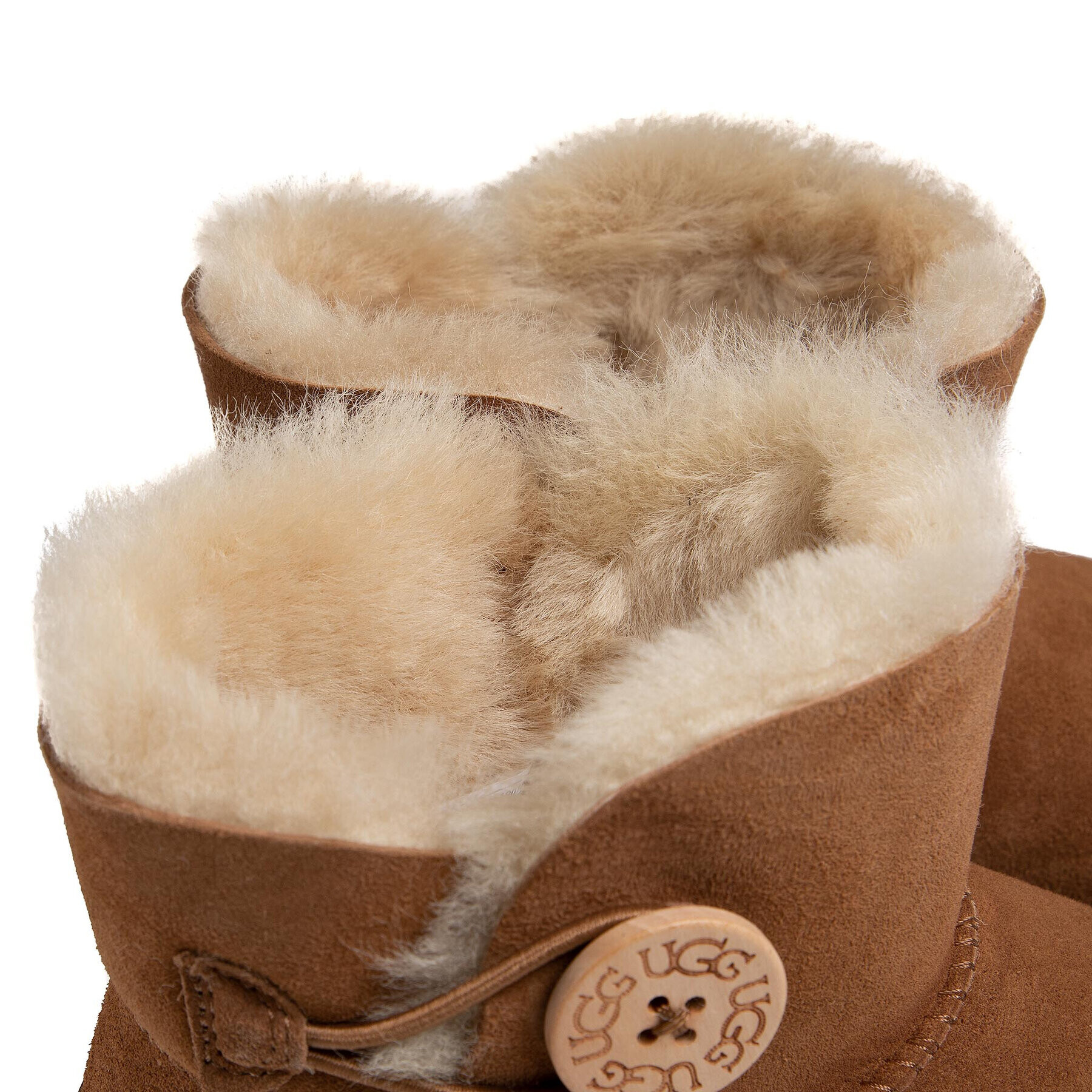 Ugg Boty W Mini Bailey Button II 1016422 Hnědá - Pepit.cz