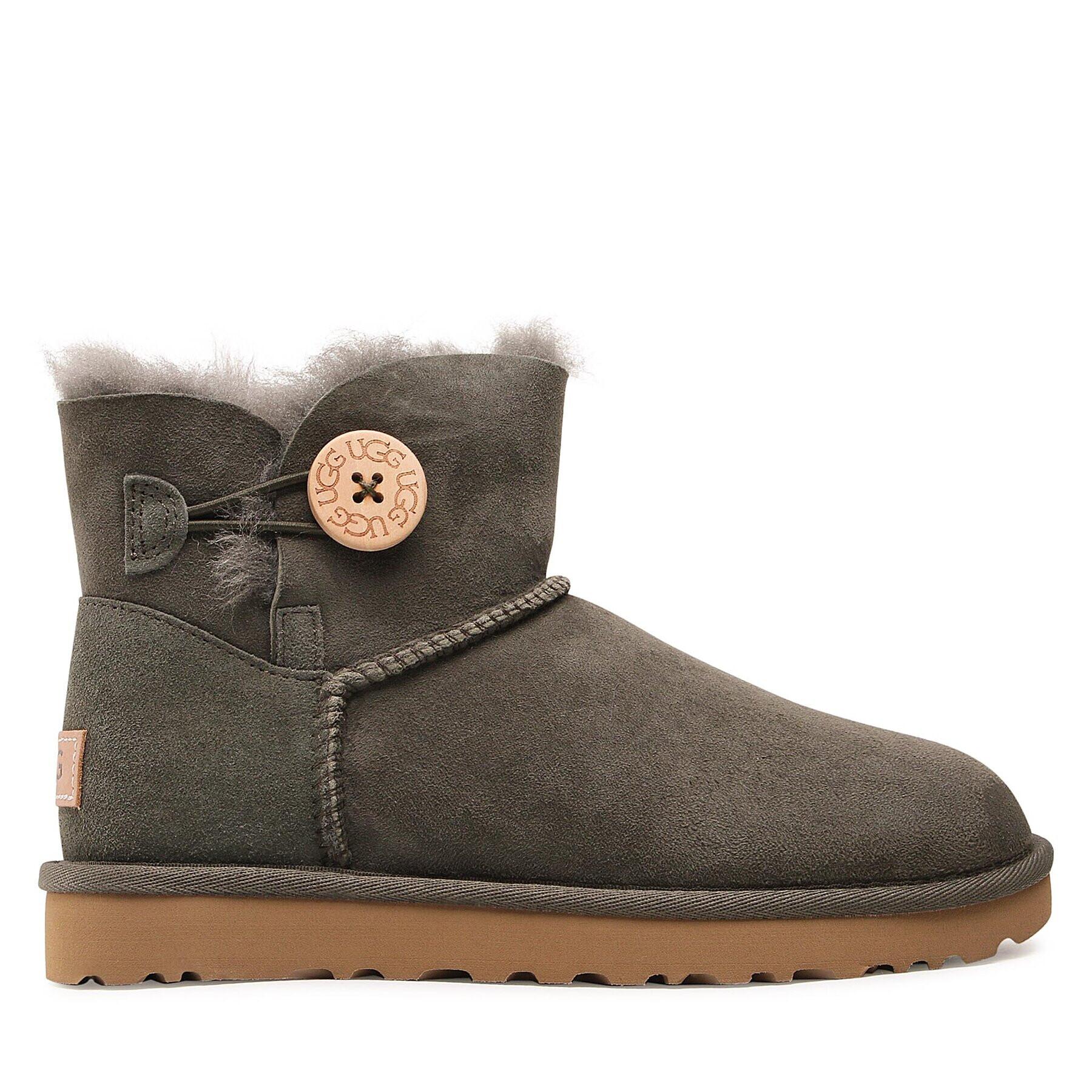 Ugg Boty W Mini Bailey Button II 1016422 Zelená - Pepit.cz