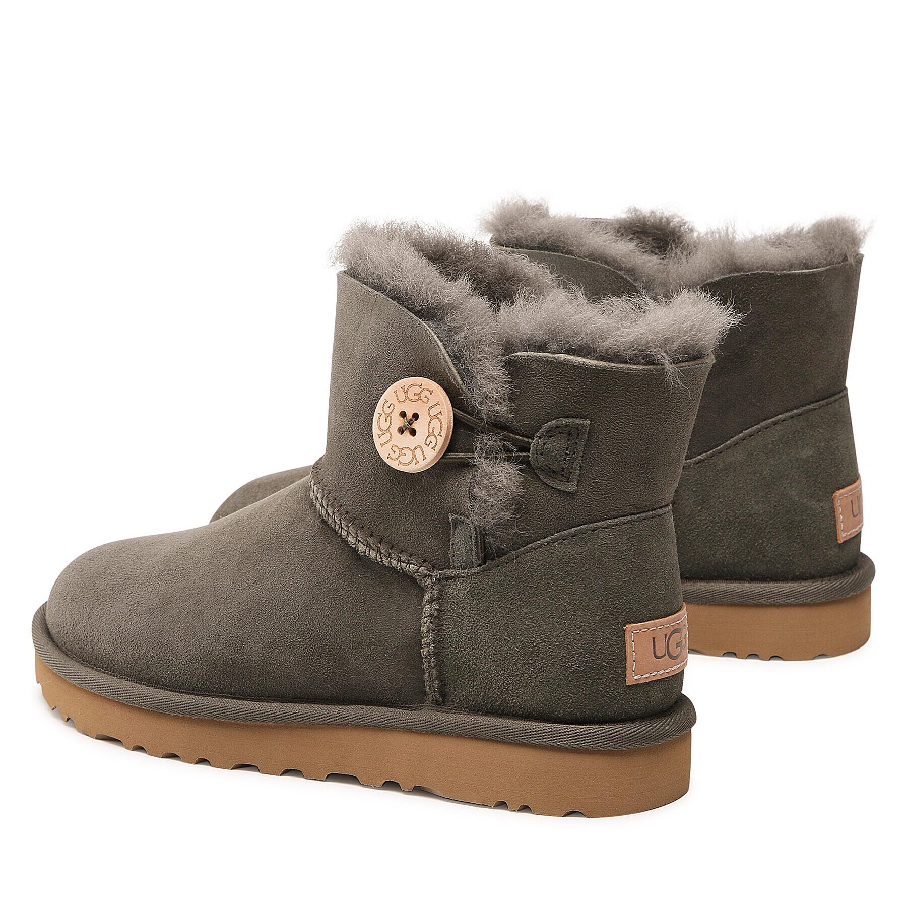 Ugg Boty W Mini Bailey Button II 1016422 Zelená - Pepit.cz