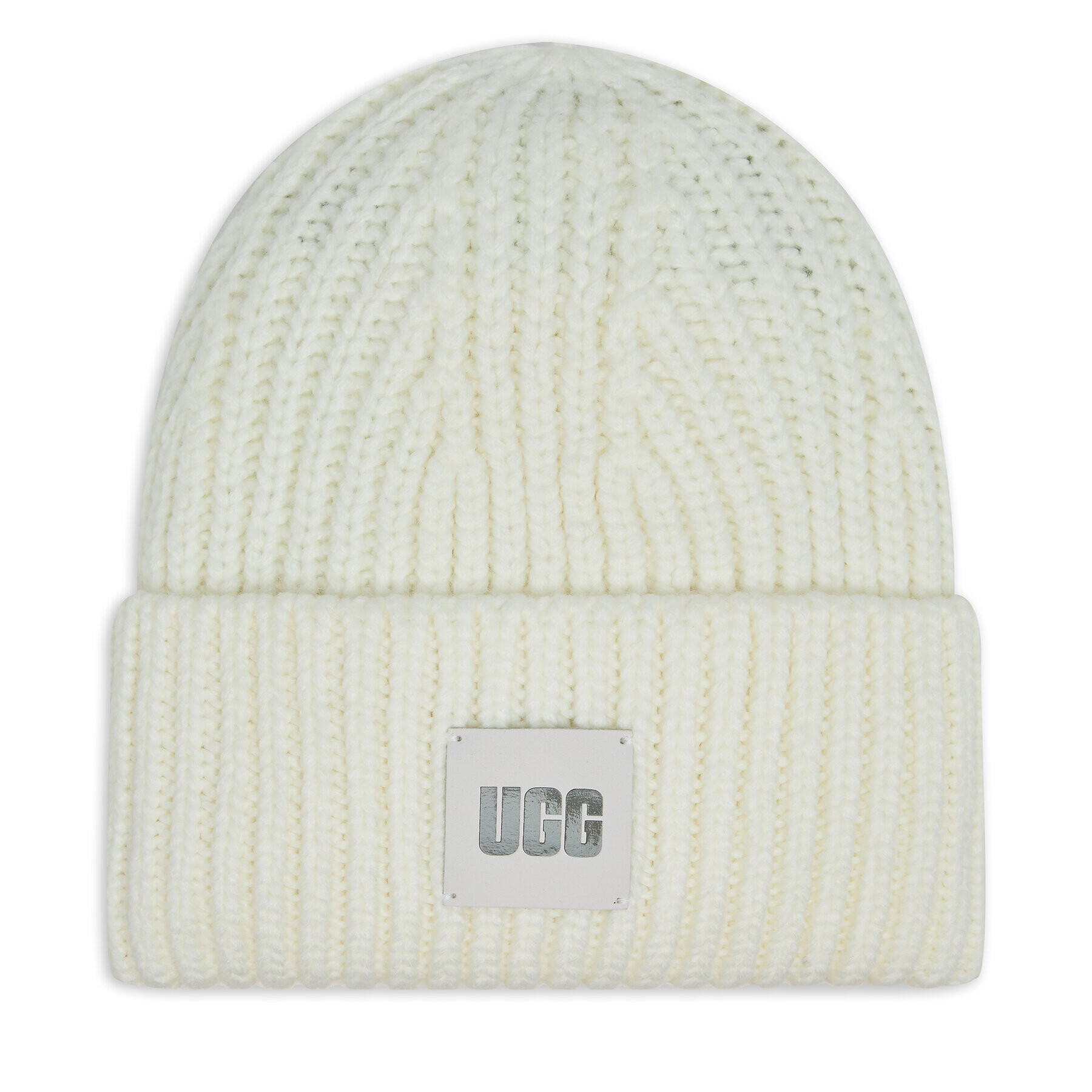 Ugg Čepice Chunky Rib Beanie 20061 Écru - Pepit.cz