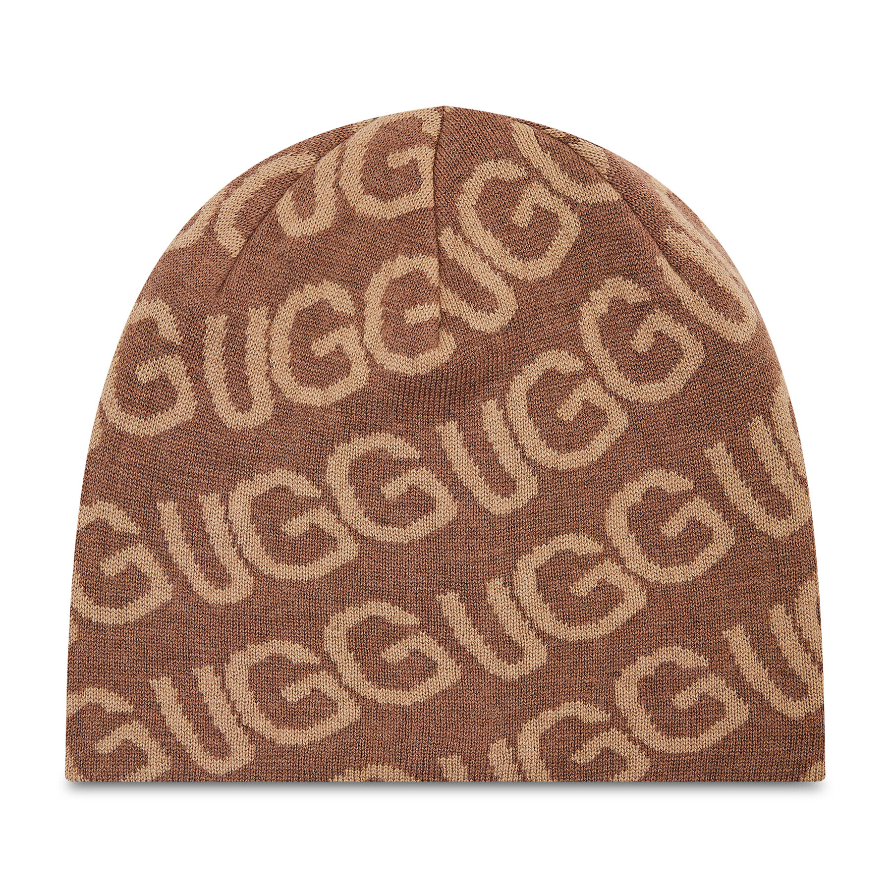 Ugg Čepice M Knit Logo Beanie 20968 Hnědá - Pepit.cz