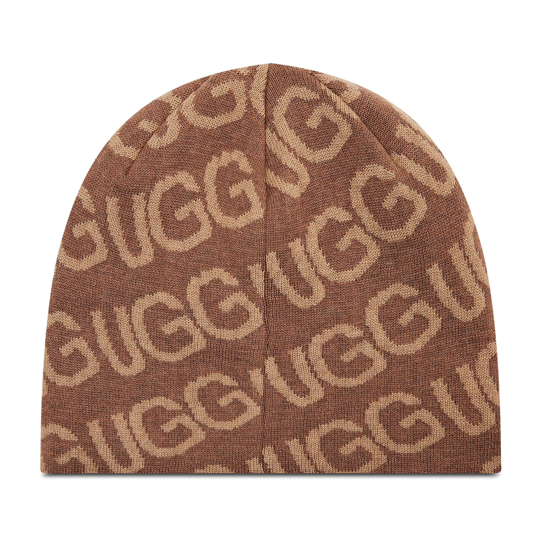 Ugg Čepice M Knit Logo Beanie 20968 Hnědá - Pepit.cz