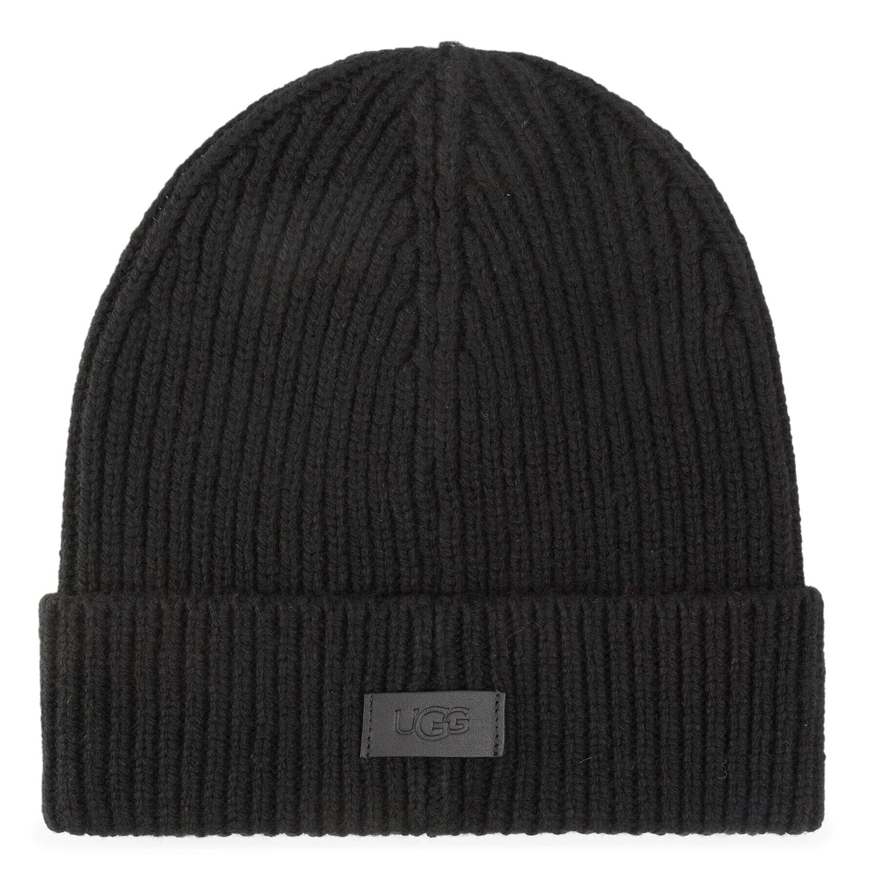 Ugg Čepice M Wide Cuff Rib Hat 18774 Černá - Pepit.cz