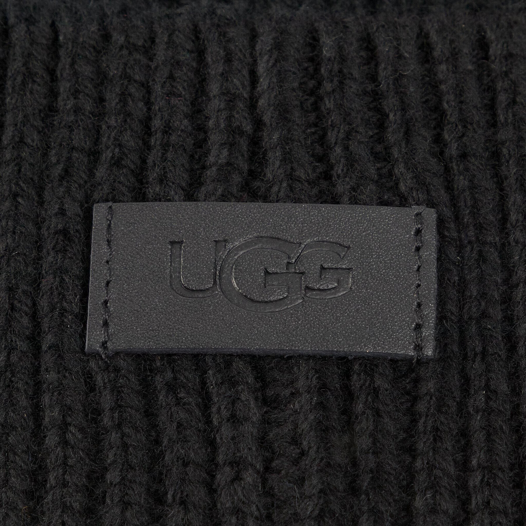 Ugg Čepice M Wide Cuff Rib Hat 18774 Černá - Pepit.cz