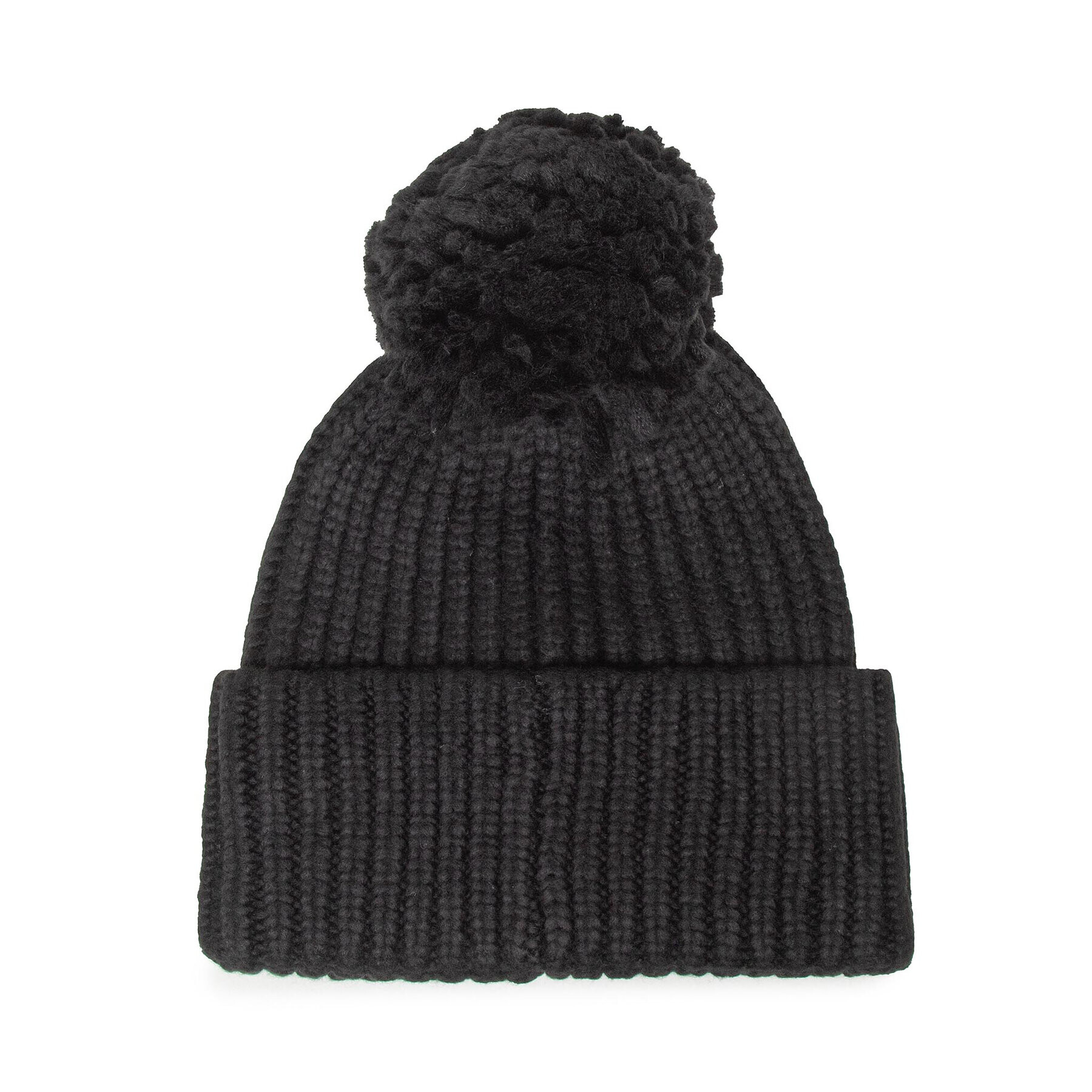 Ugg Čepice W Chunky Rib Knit Beanie W Pom 20165 Černá - Pepit.cz