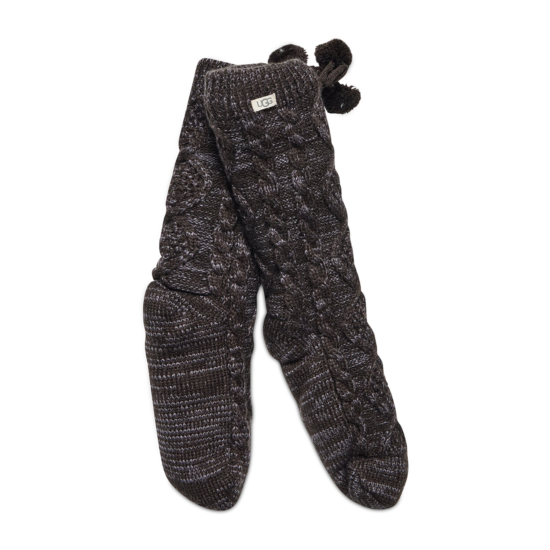 Ugg Dámské klasické ponožky W Pom Pom Fleece Lined Crew Sock r.OS 1014837 Černá - Pepit.cz