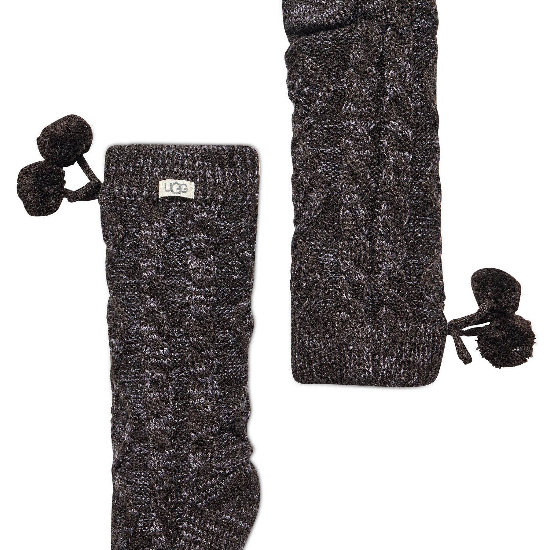 Ugg Dámské klasické ponožky W Pom Pom Fleece Lined Crew Sock r.OS 1014837 Černá - Pepit.cz