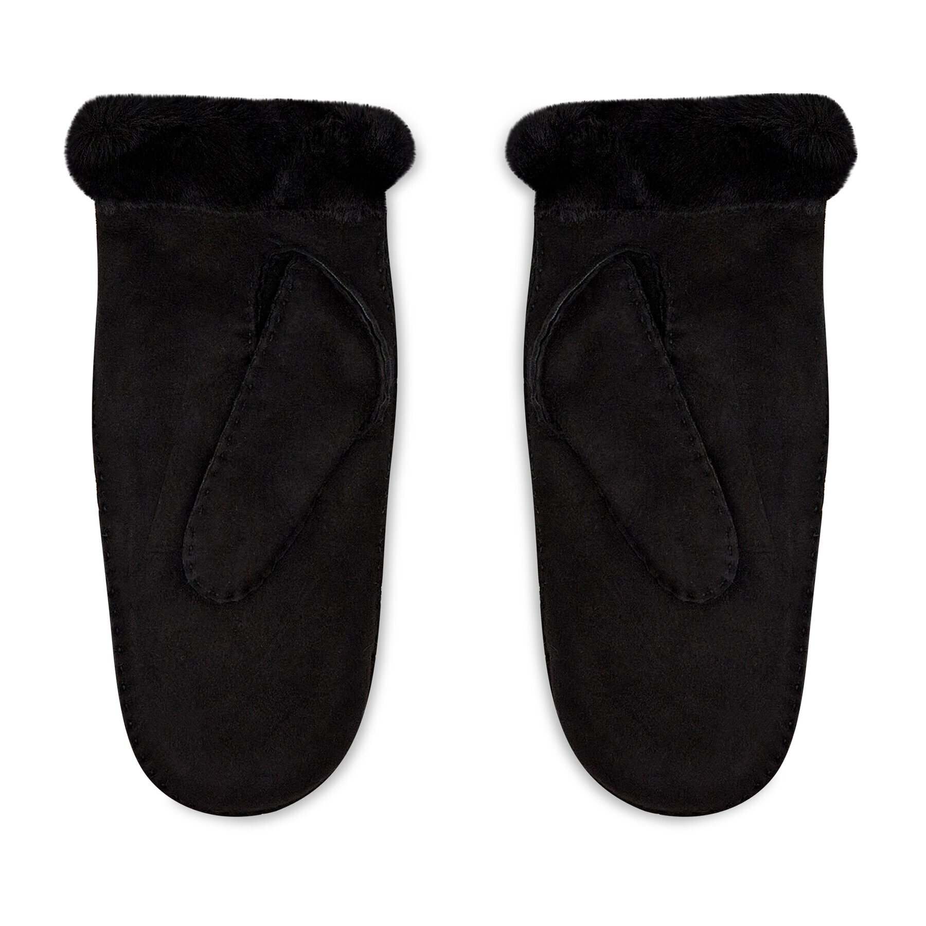 Ugg Dámské rukavice Sheepskin Embroider Mitten 20932 Černá - Pepit.cz