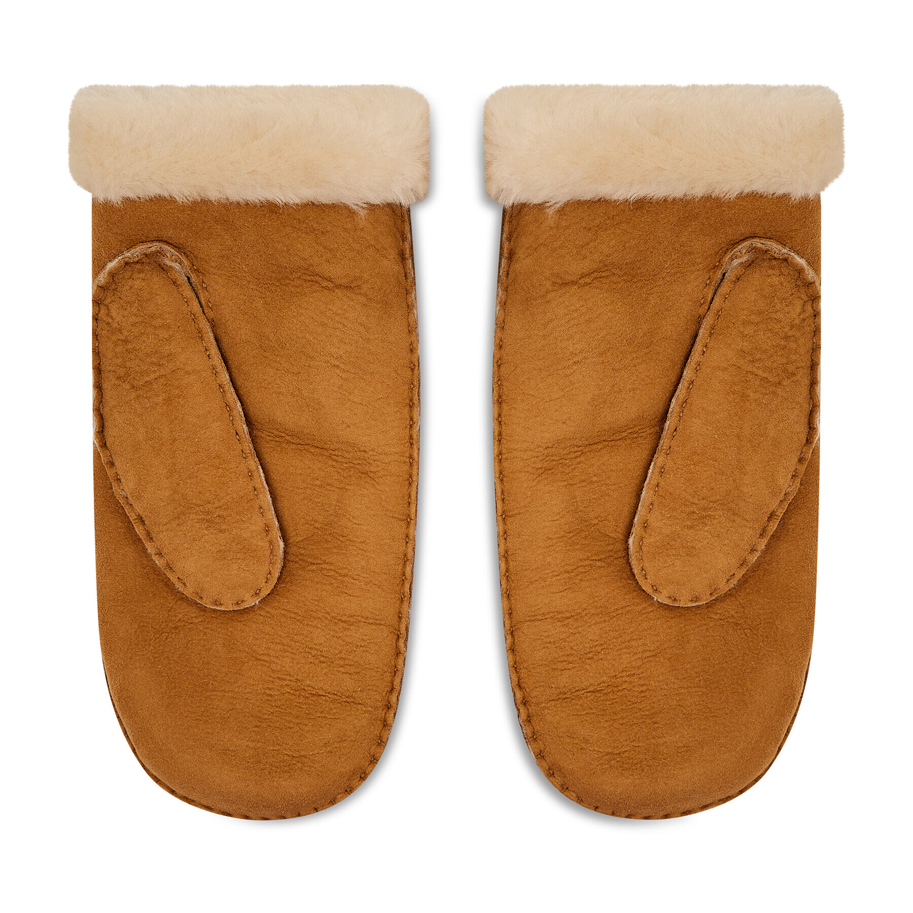 Ugg Dámské rukavice Sheepskin Embroider Mitten 20932 Hnědá - Pepit.cz