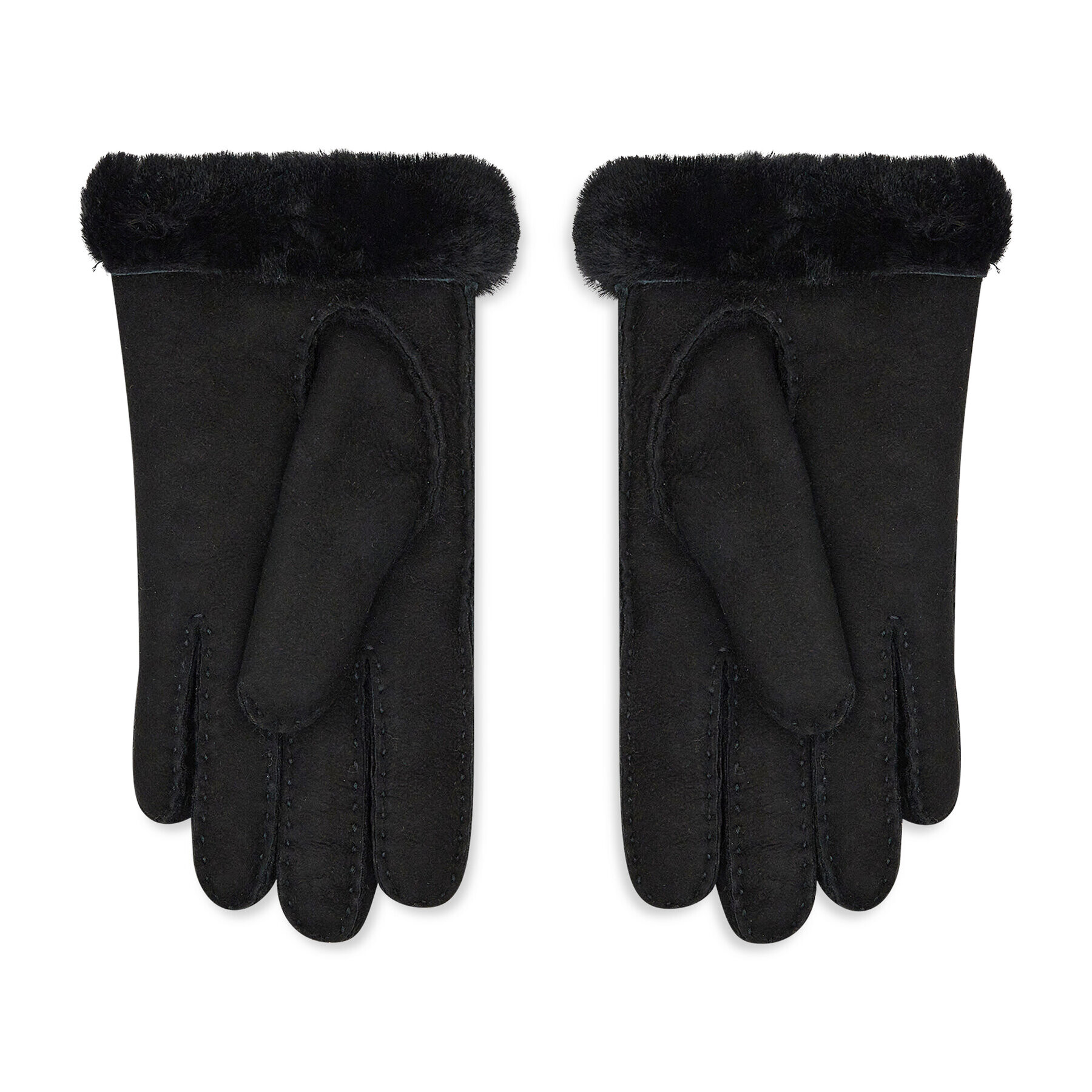 Ugg Dámské rukavice W Sheepskin Embroider Glove 20931 Černá - Pepit.cz