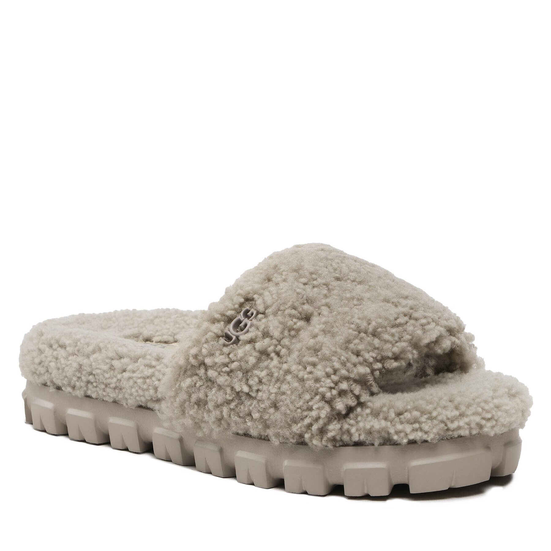 Ugg Bačkory W Cozetta Curly 1130838 Šedá - Pepit.cz