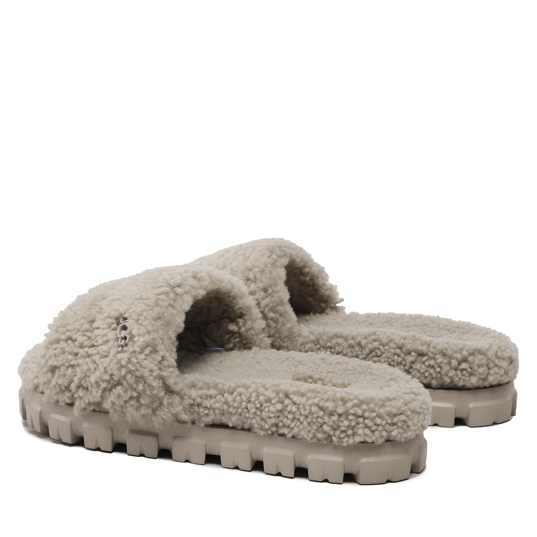 Ugg Bačkory W Cozetta Curly 1130838 Šedá - Pepit.cz