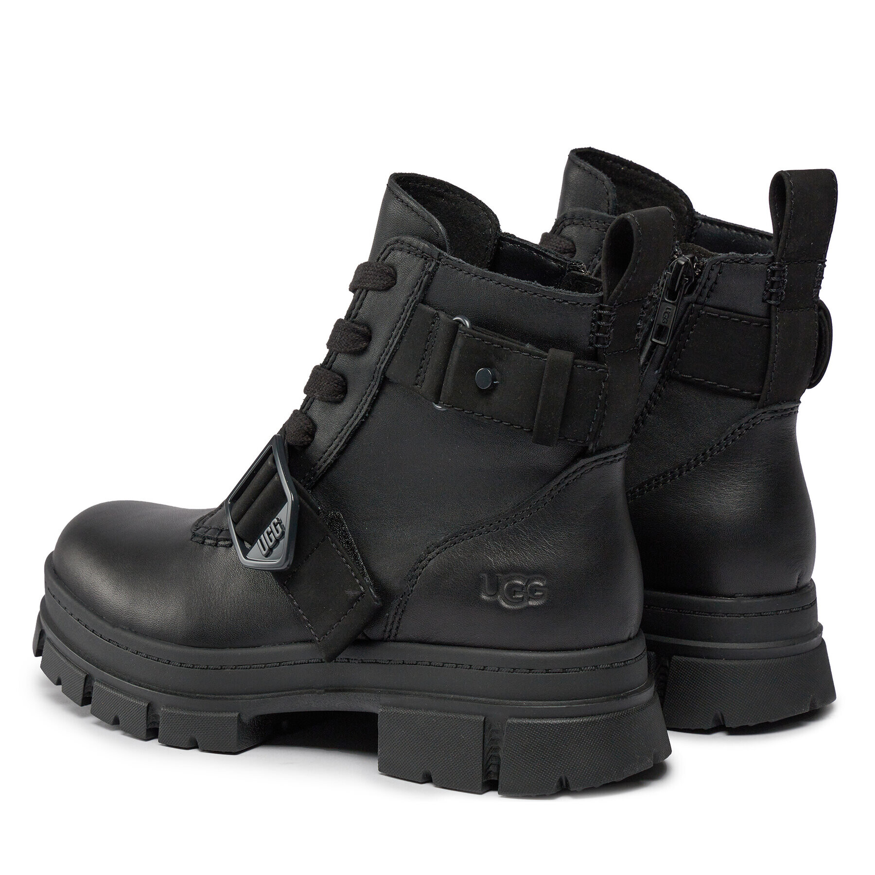 Ugg Polokozačky W Ashton Lace Up 1130518 Černá - Pepit.cz