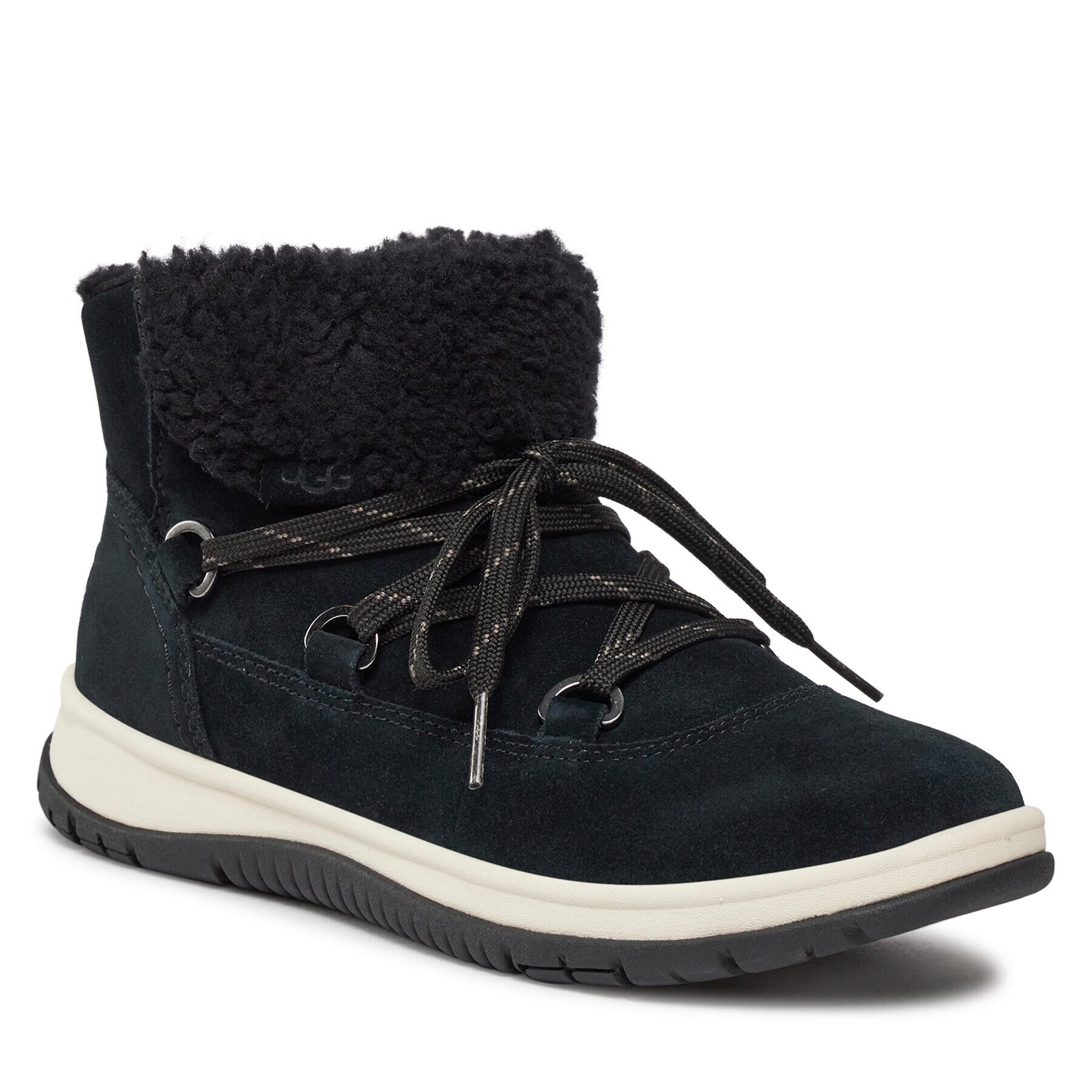 Ugg Polokozačky W Lakesider Heritage Lace 1143836 Černá - Pepit.cz