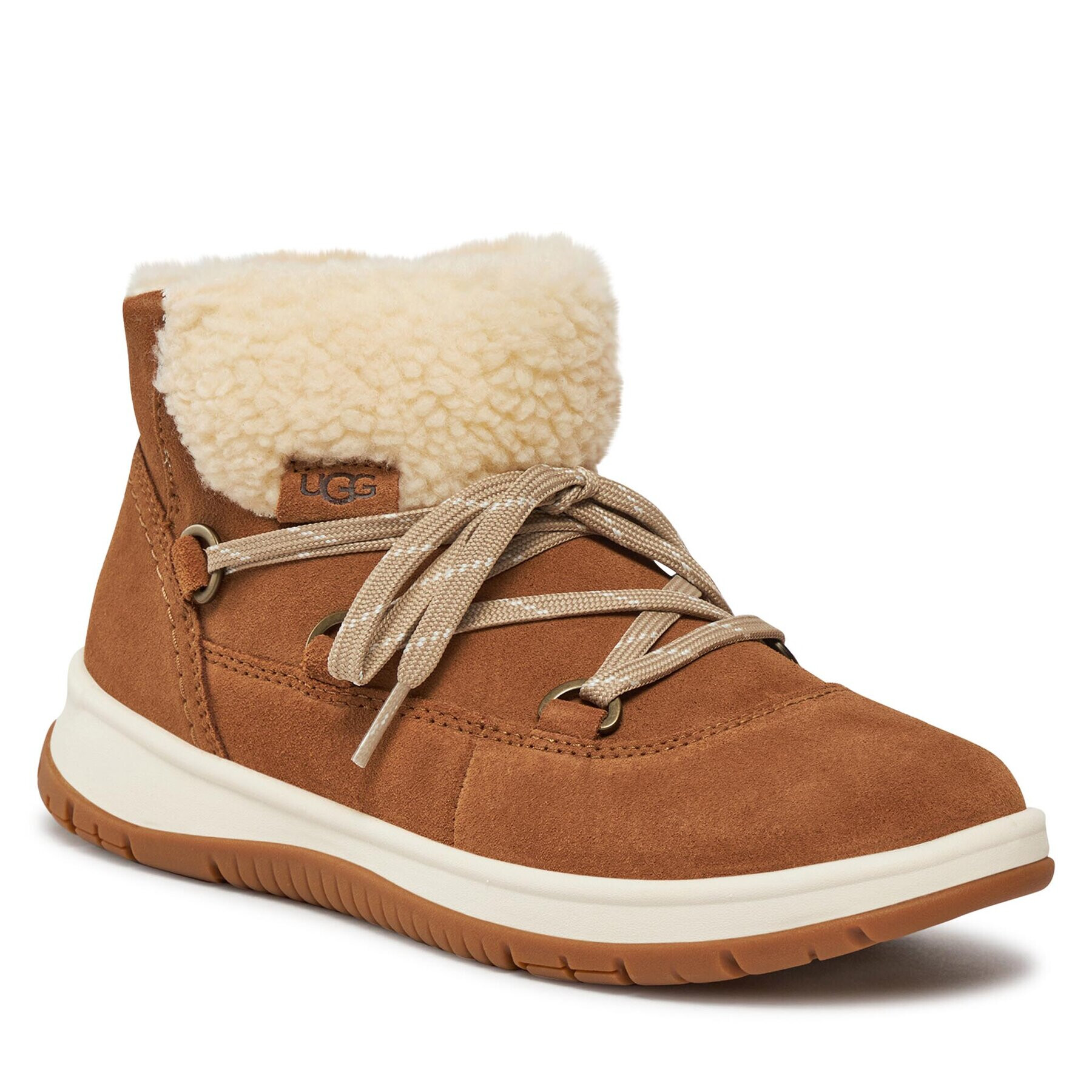 Ugg Polokozačky W Lakesider Heritage Lace 1143836 Hnědá - Pepit.cz