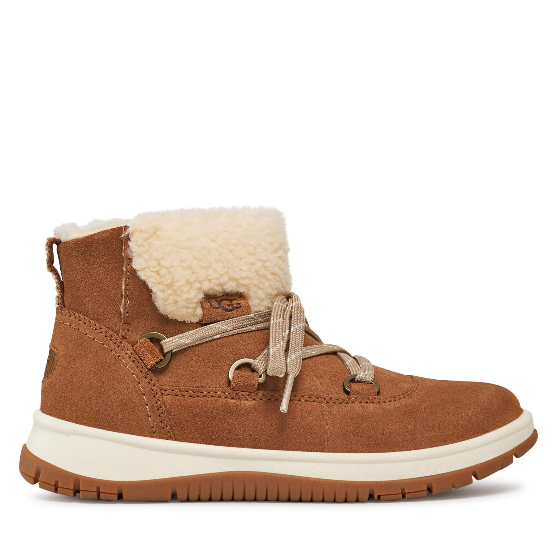 Ugg Polokozačky W Lakesider Heritage Lace 1143836 Hnědá - Pepit.cz