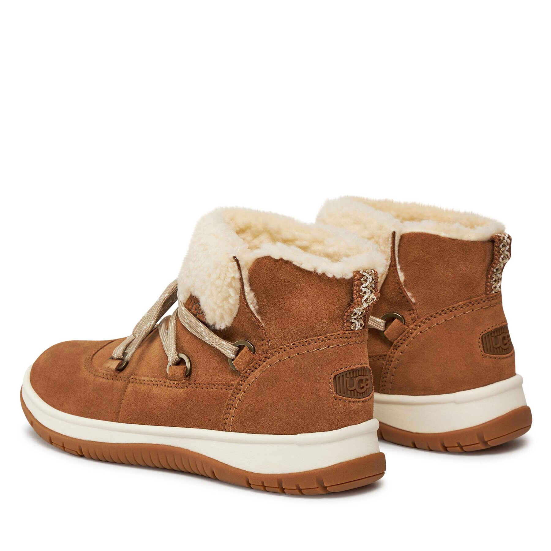 Ugg Polokozačky W Lakesider Heritage Lace 1143836 Hnědá - Pepit.cz