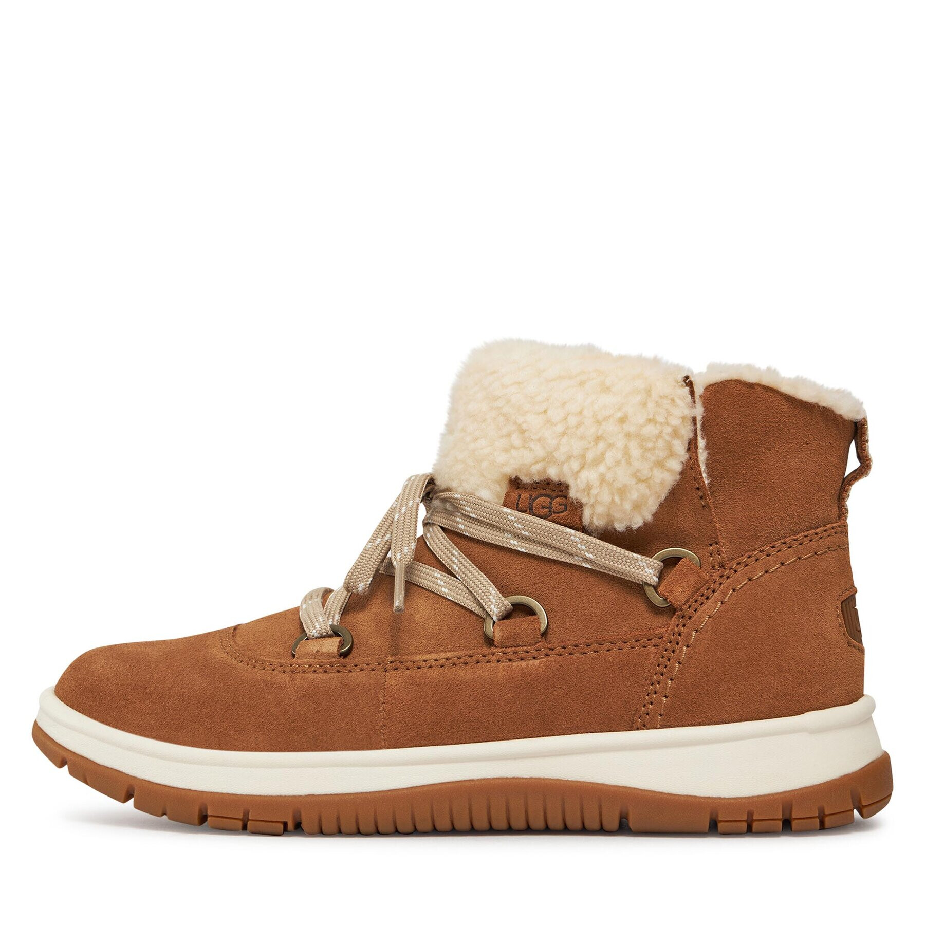 Ugg Polokozačky W Lakesider Heritage Lace 1143836 Hnědá - Pepit.cz