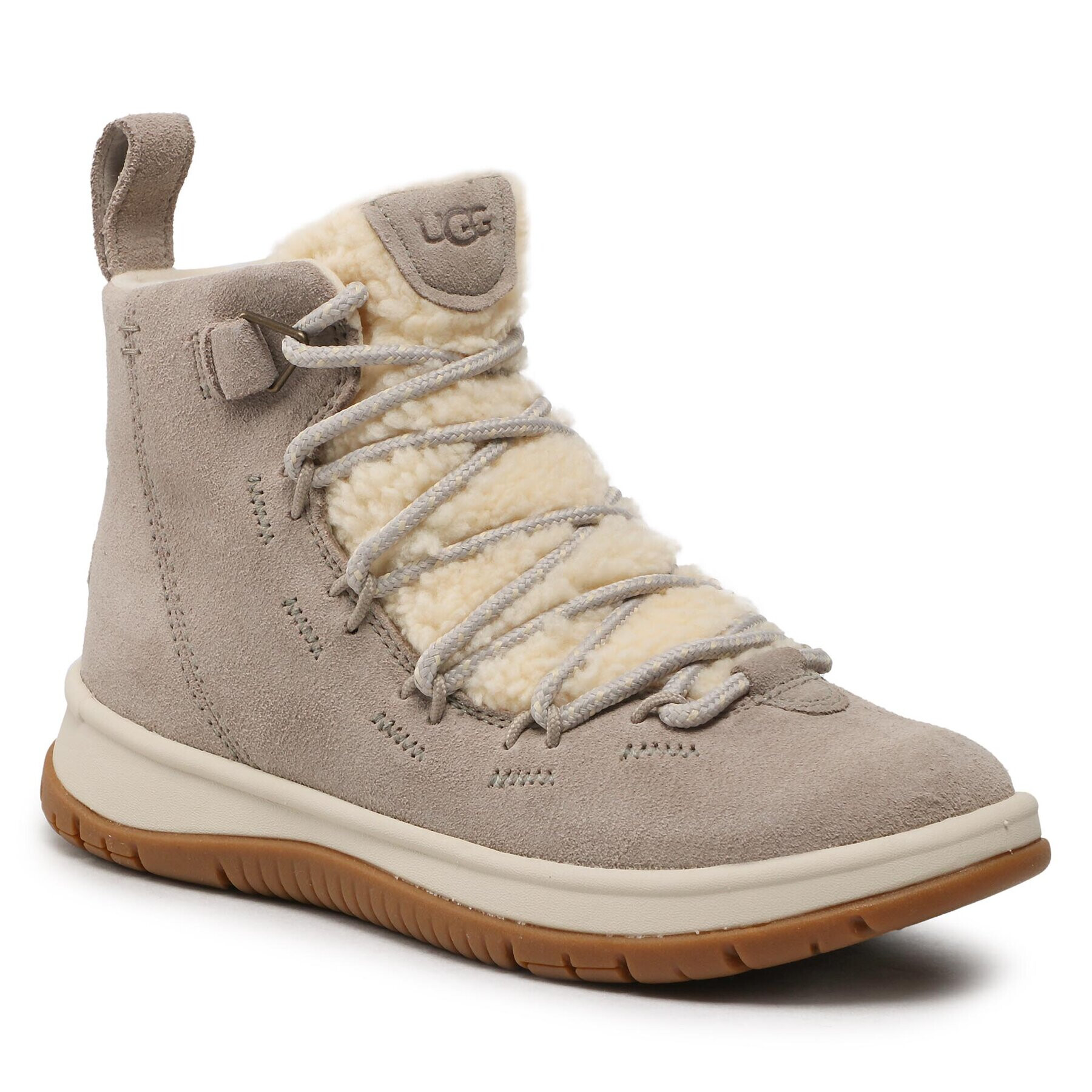 Ugg Polokozačky W Lakesider Heritage Mid 1121020 Šedá - Pepit.cz