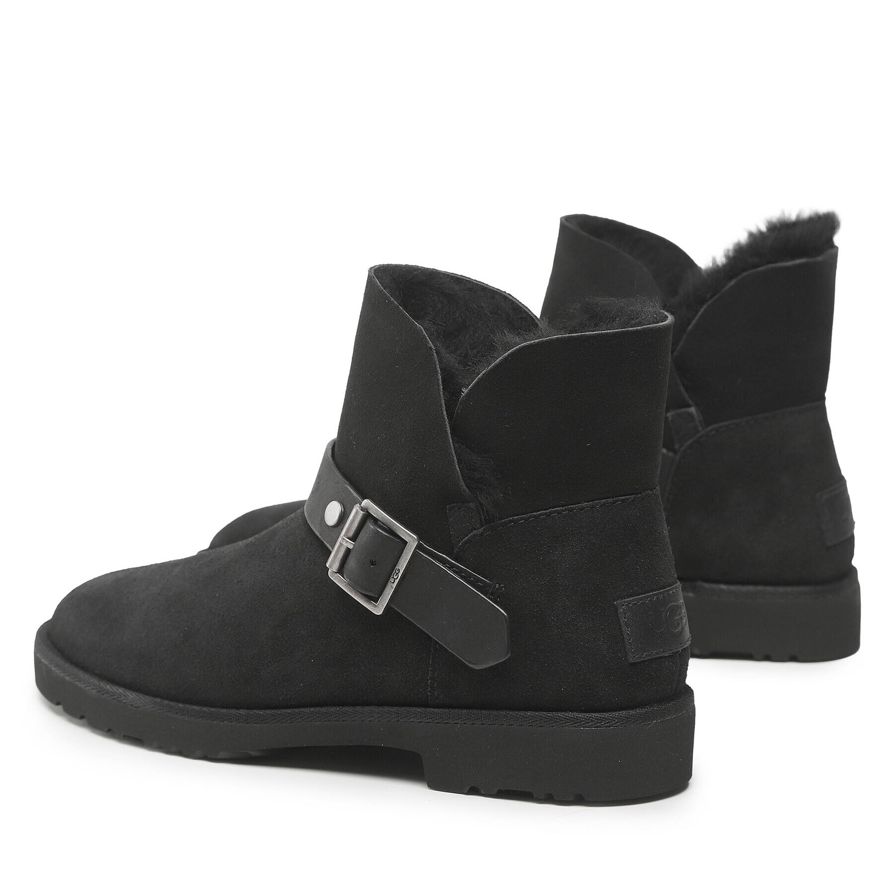 Ugg Polokozačky W Romely Short Buckle 1132993 Černá - Pepit.cz