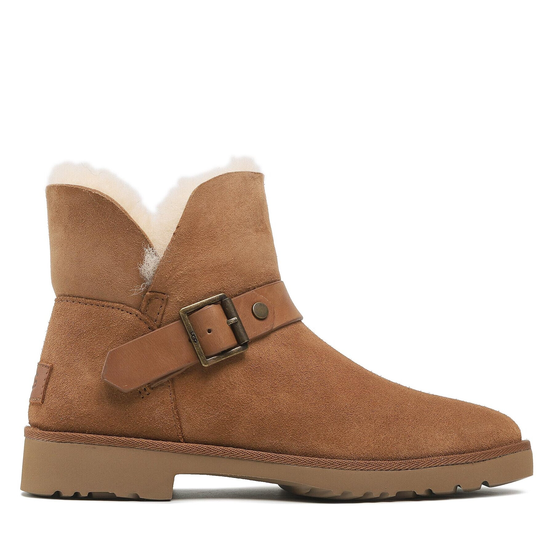 Ugg Polokozačky W Romely Short Buckle 1132993 Hnědá - Pepit.cz