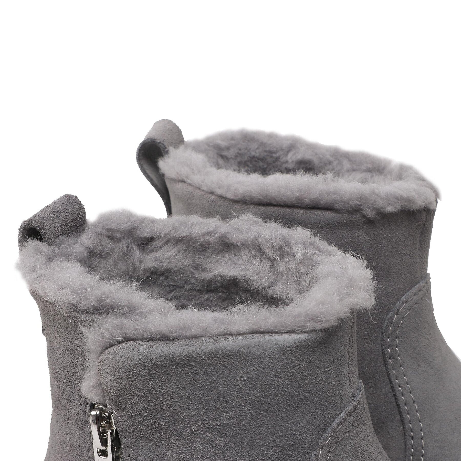 Ugg Polokozačky W Romely Zip 1123850 Šedá - Pepit.cz