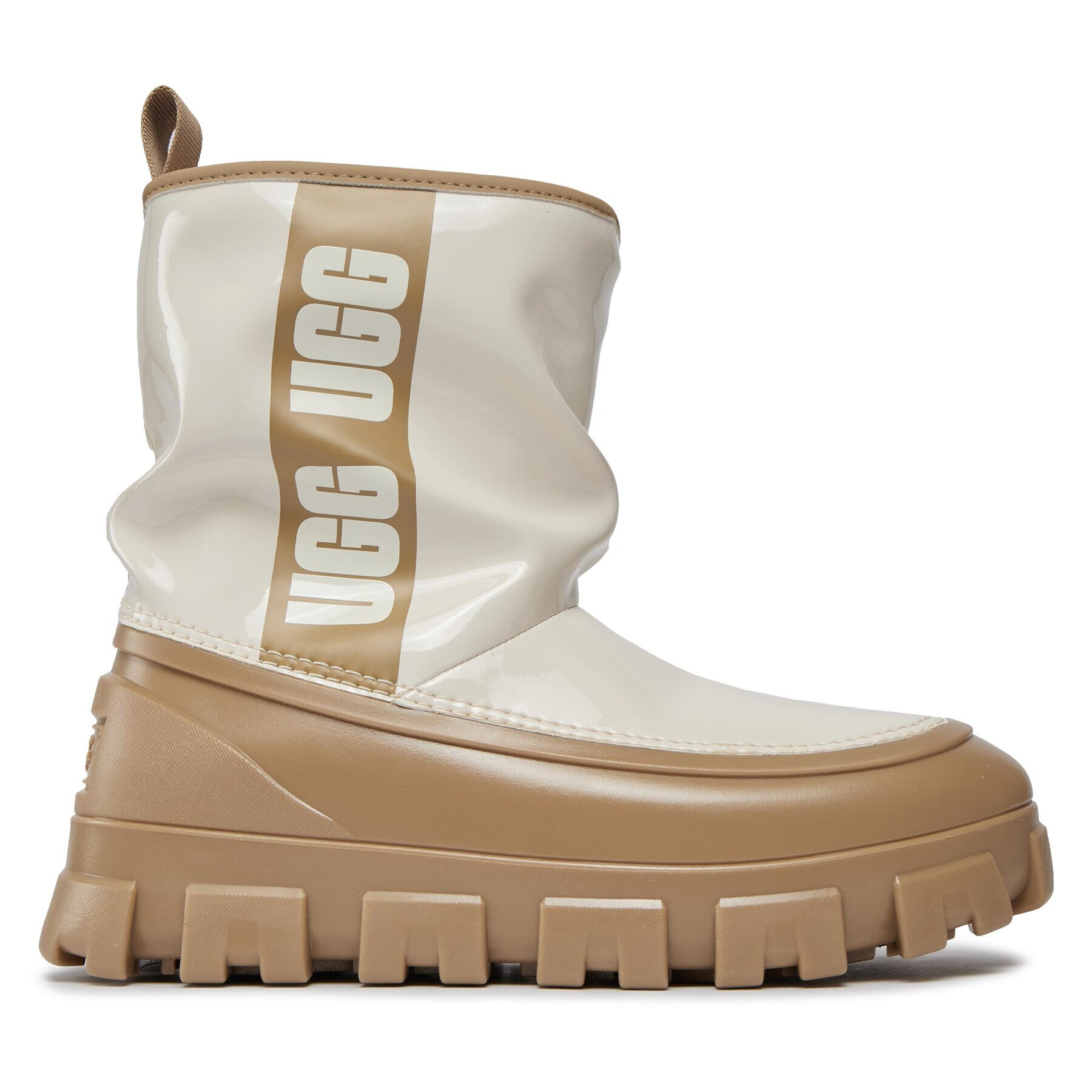 Ugg Sněhule W Classic Brellah Mini 1144059 Béžová - Pepit.cz