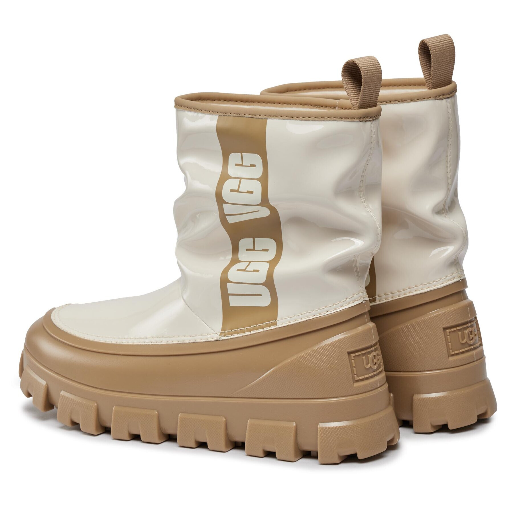 Ugg Sněhule W Classic Brellah Mini 1144059 Béžová - Pepit.cz