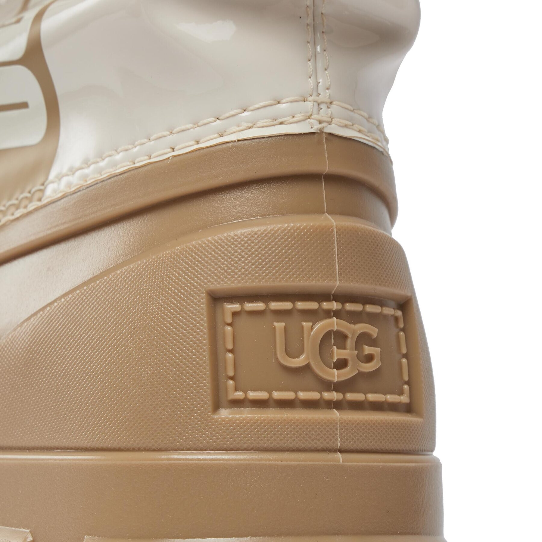 Ugg Sněhule W Classic Brellah Mini 1144059 Béžová - Pepit.cz