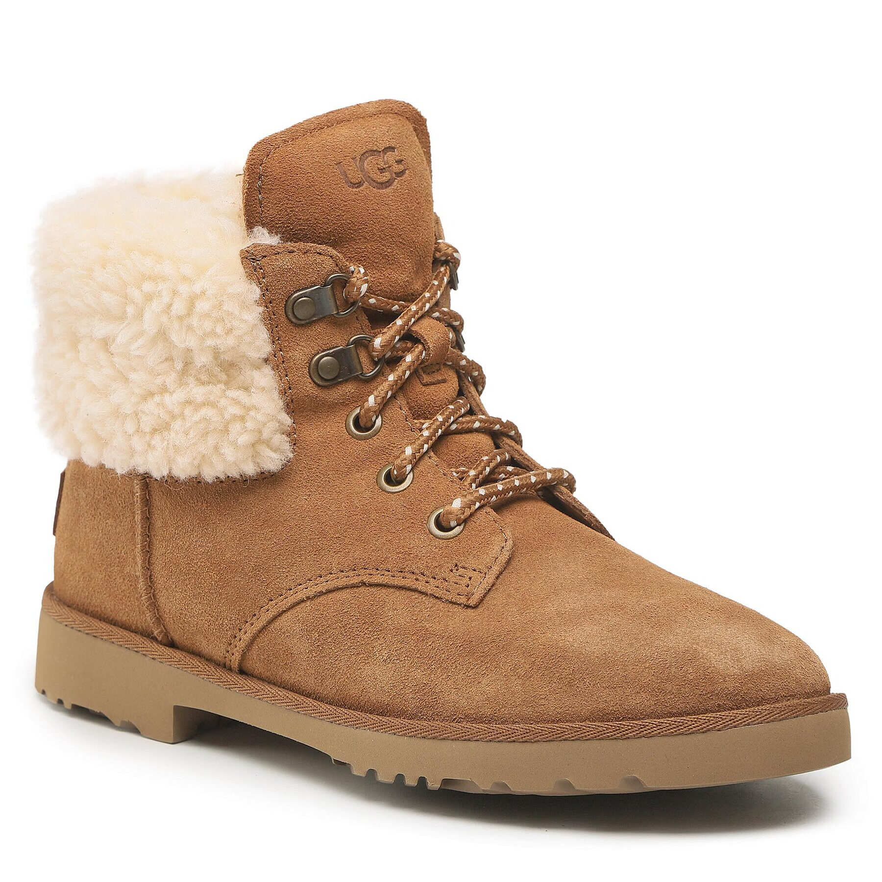 Ugg Turistická obuv W Romley Heritage Lace 1130713 Hnědá - Pepit.cz