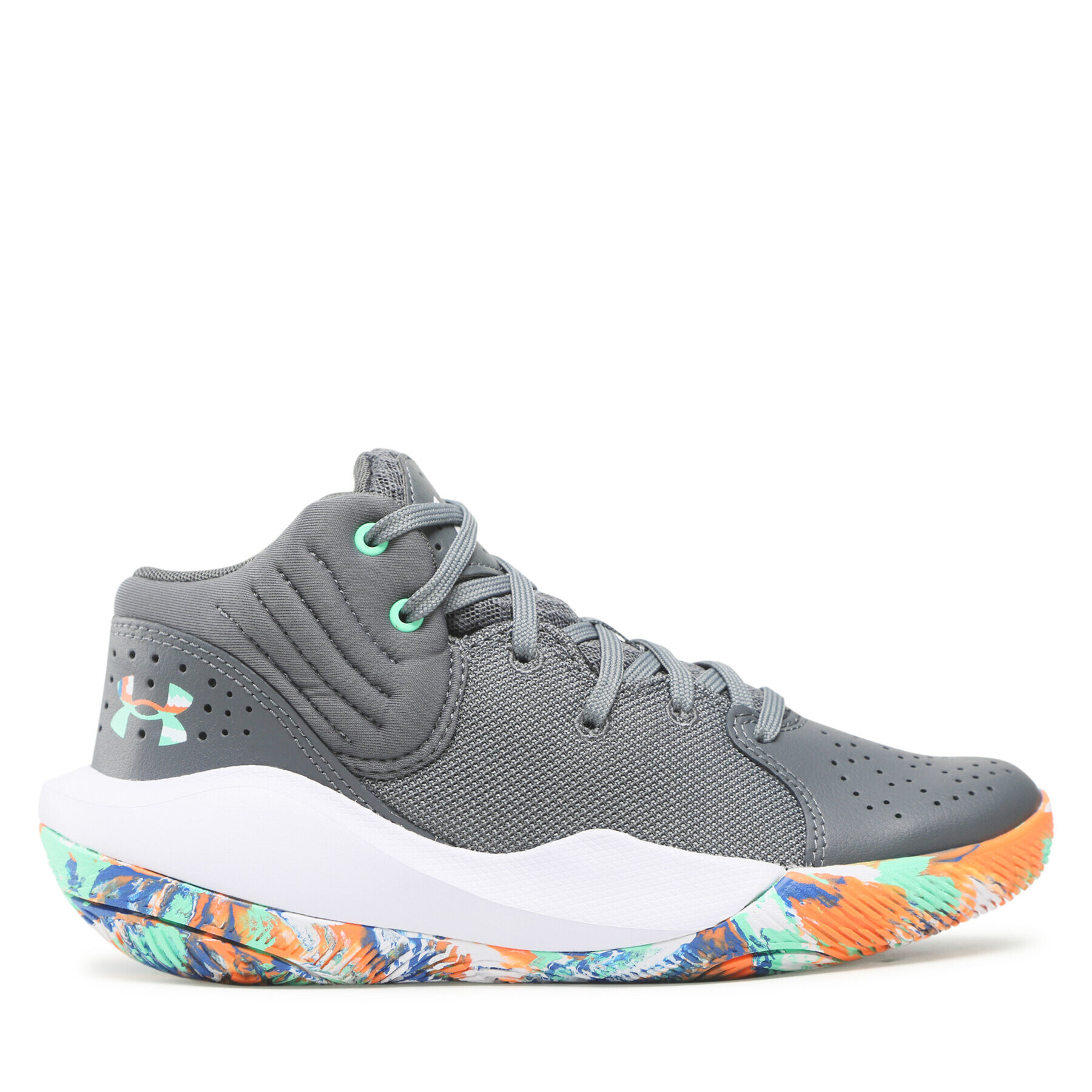 Under Armour Boty Ua Gs Jet '21 3024794-111 Šedá - Pepit.cz