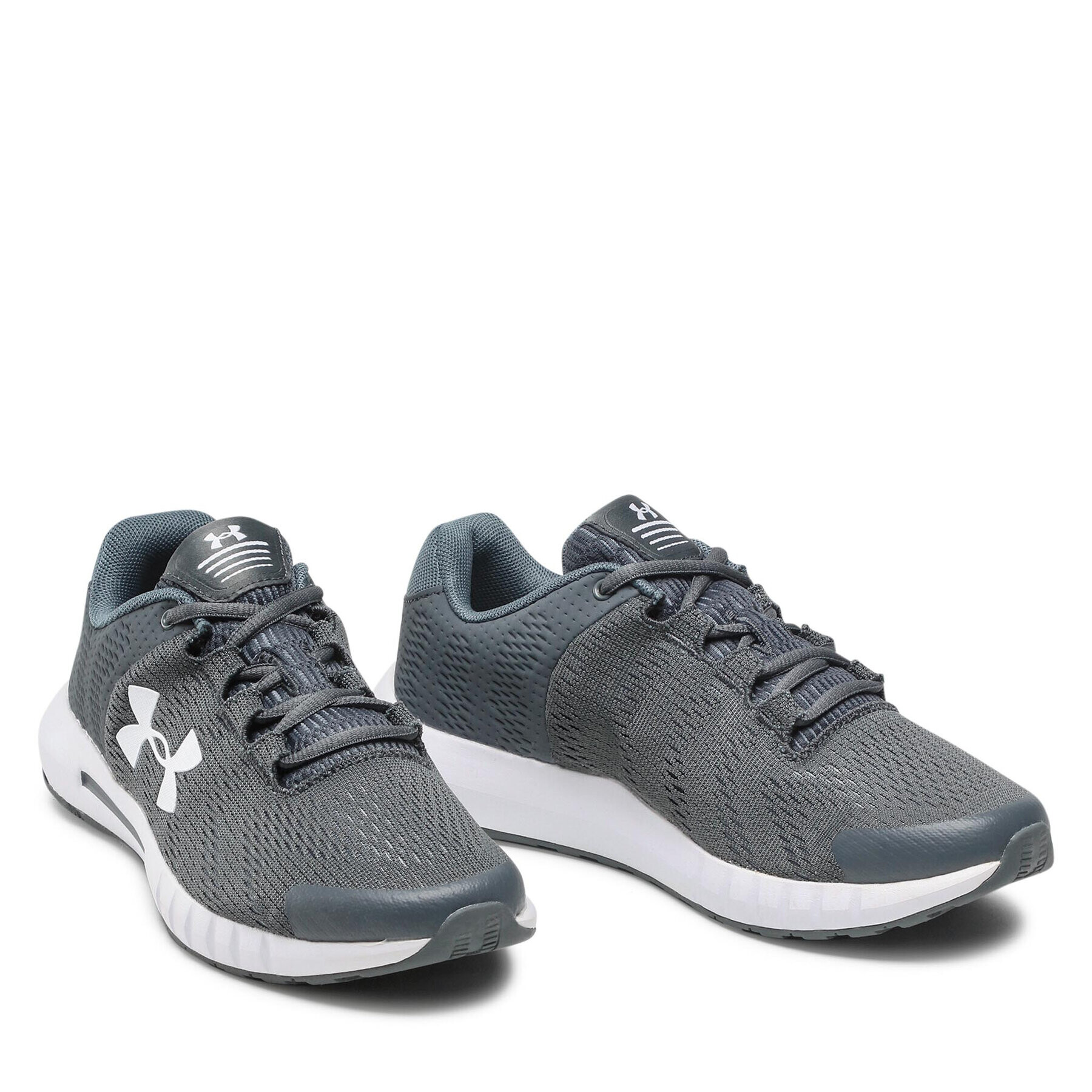 Under Armour Boty Ua Gs Pursuit Bp 3022092-103 Šedá - Pepit.cz