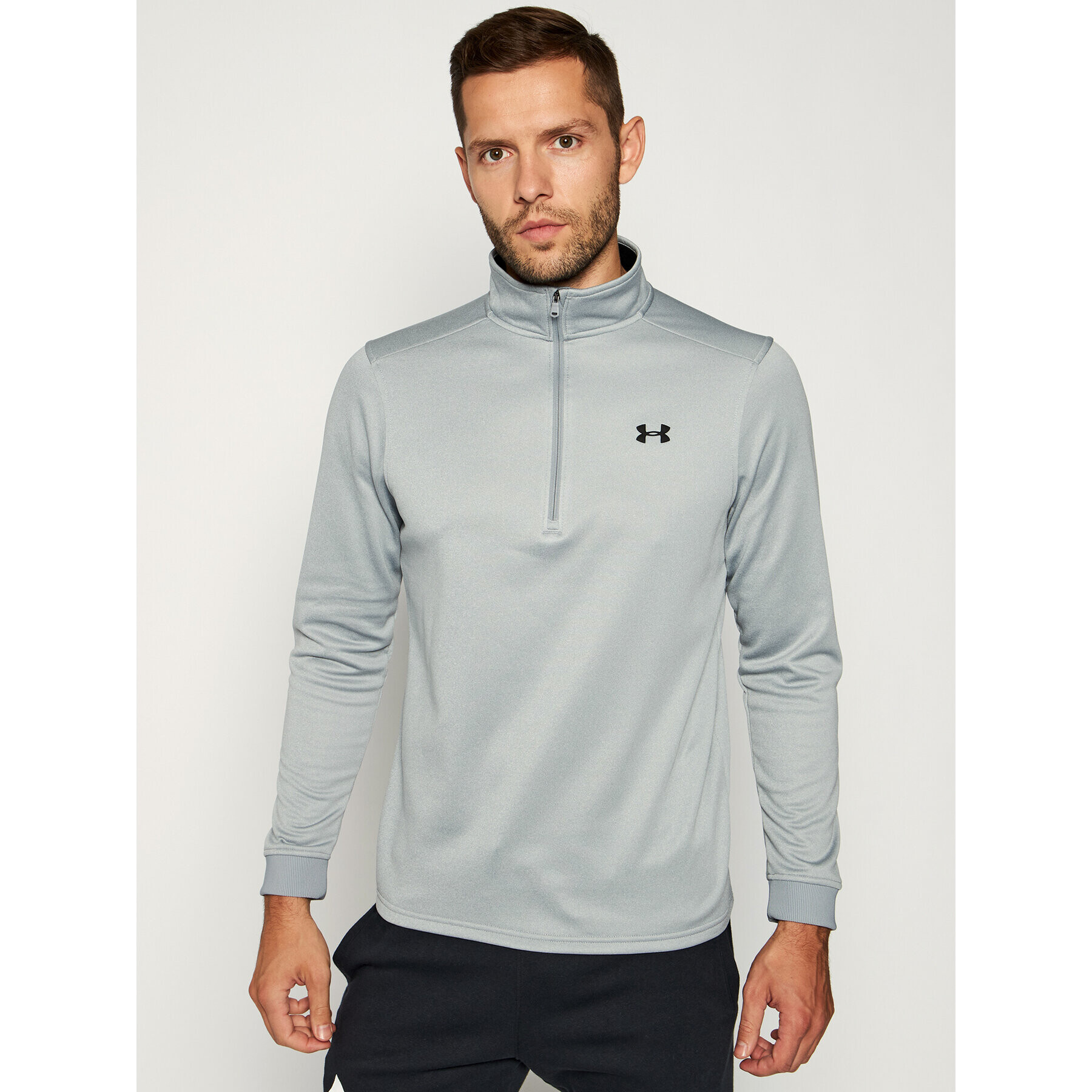 Under Armour Funkční mikina Armour Fleece ½ Zip 1320745 Šedá Regular Fit - Pepit.cz