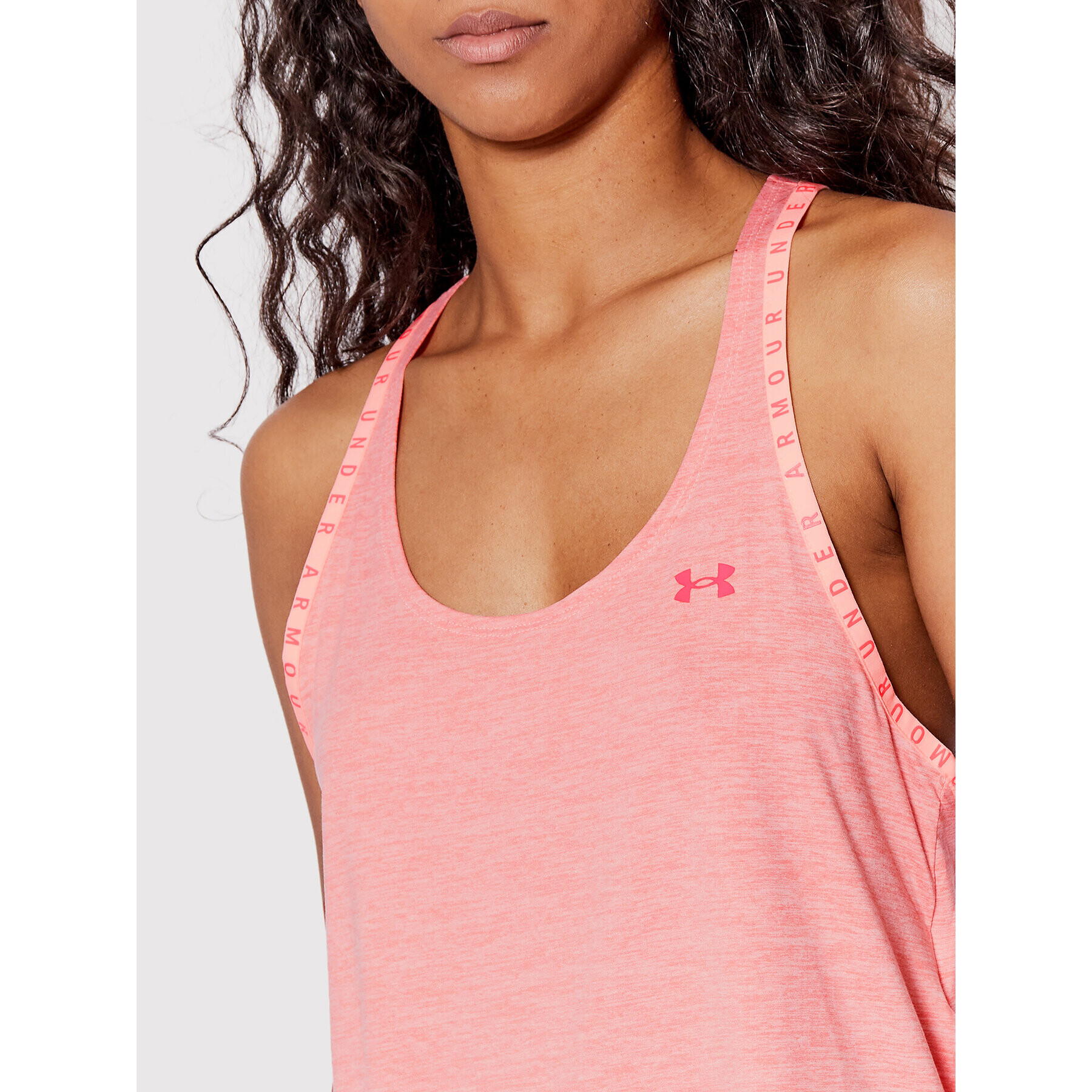 Under Armour Funkční tričko Knockout 1360831 Růžová Loose Fit - Pepit.cz