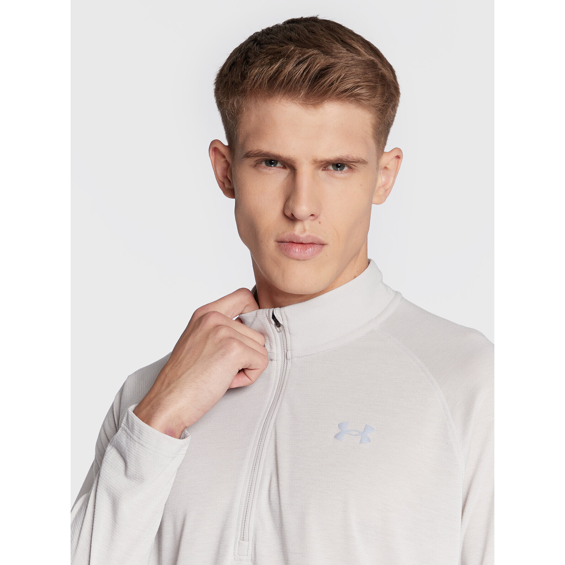 Under Armour Funkční tričko Ua Streaker 1361474 Šedá Slim Fit - Pepit.cz